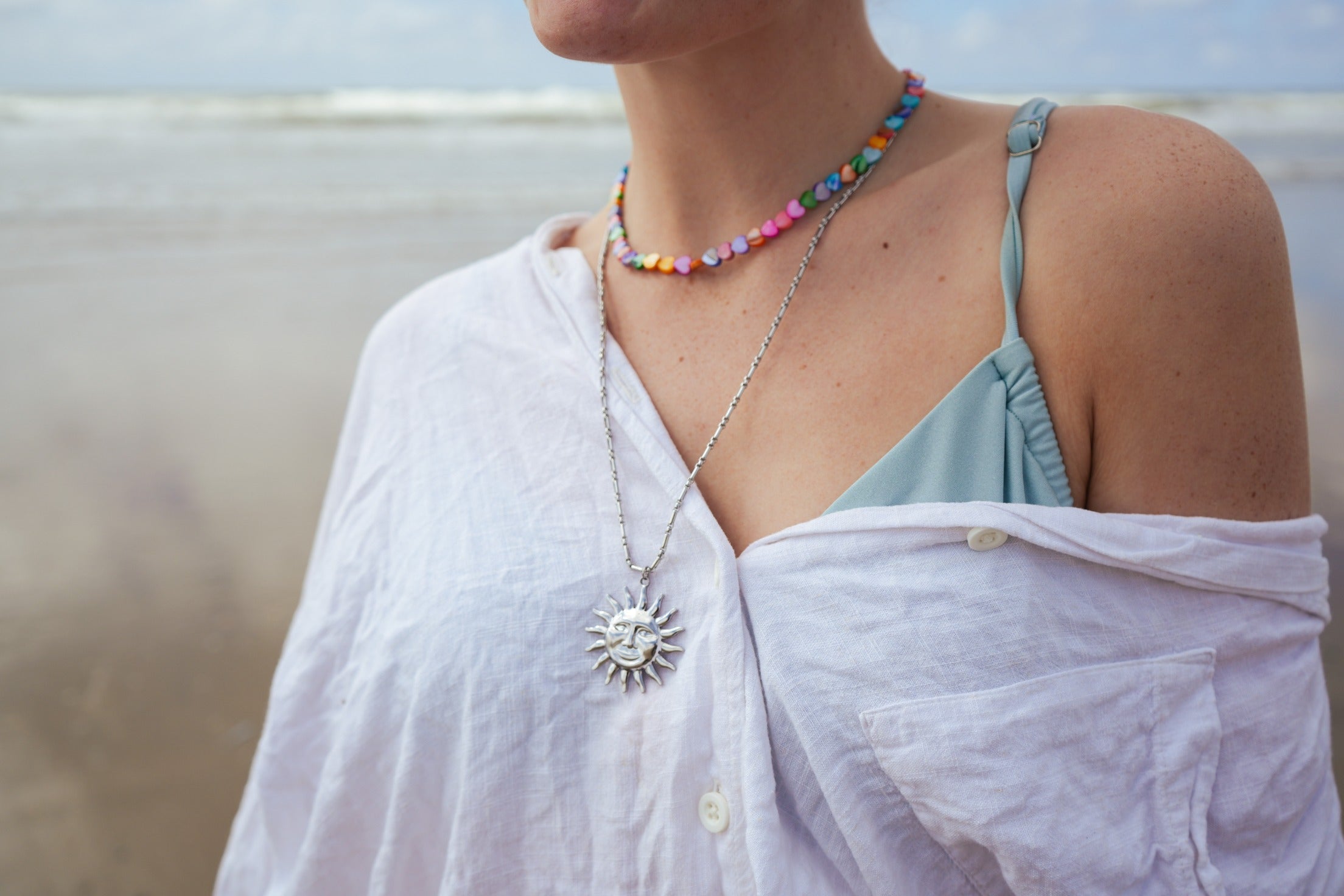 Bedelketting zilverkleur