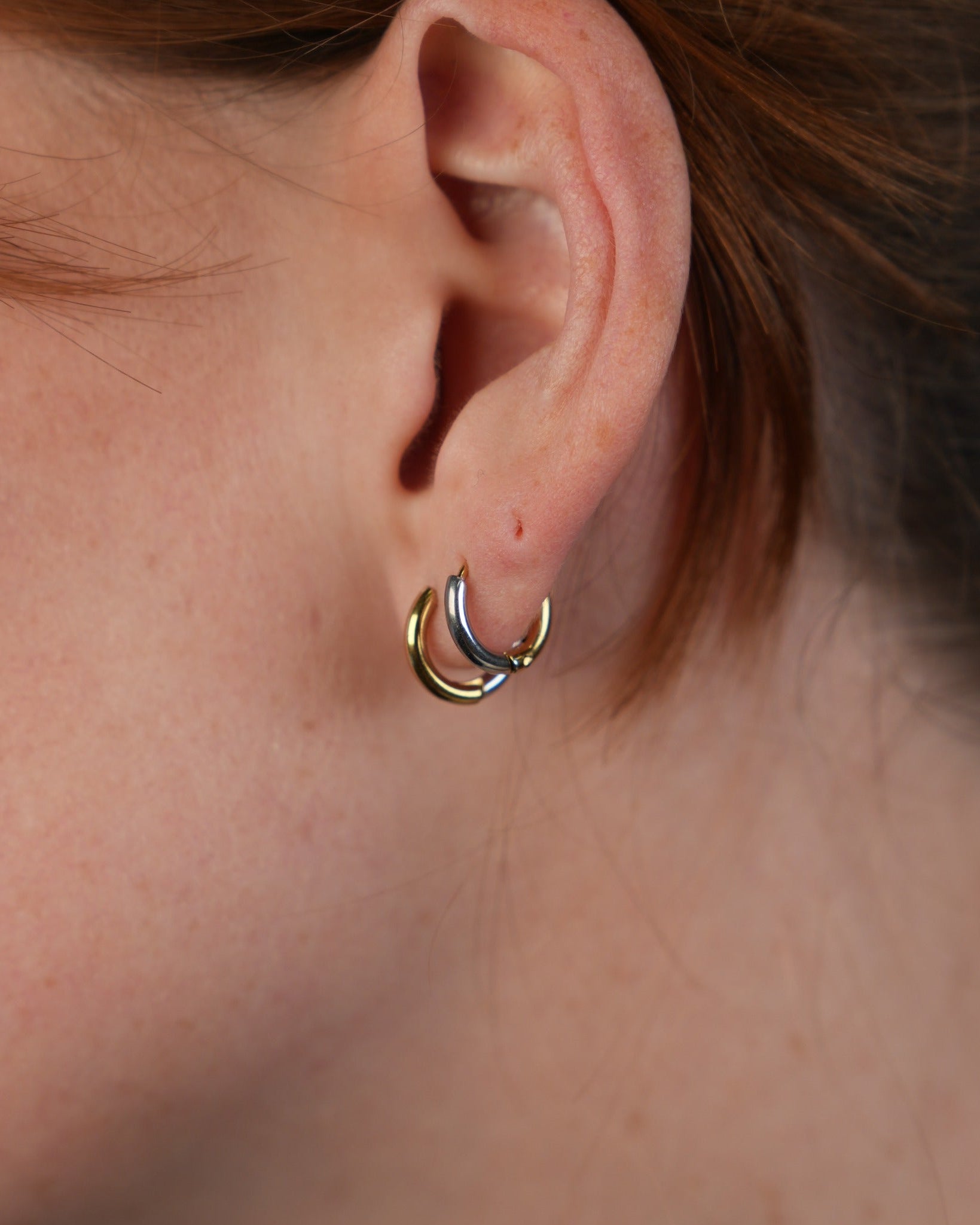 oorbellen die je kan dragen als zilver of goudkleurig