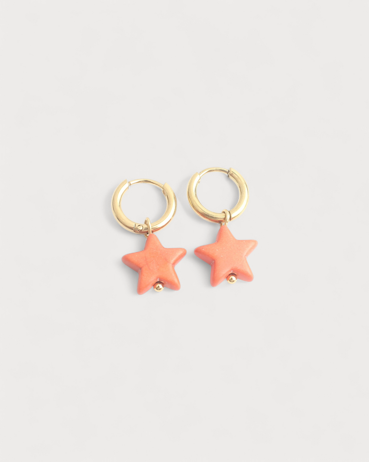 Bright Star - Ohrringe - Naturstein - Edelstahl