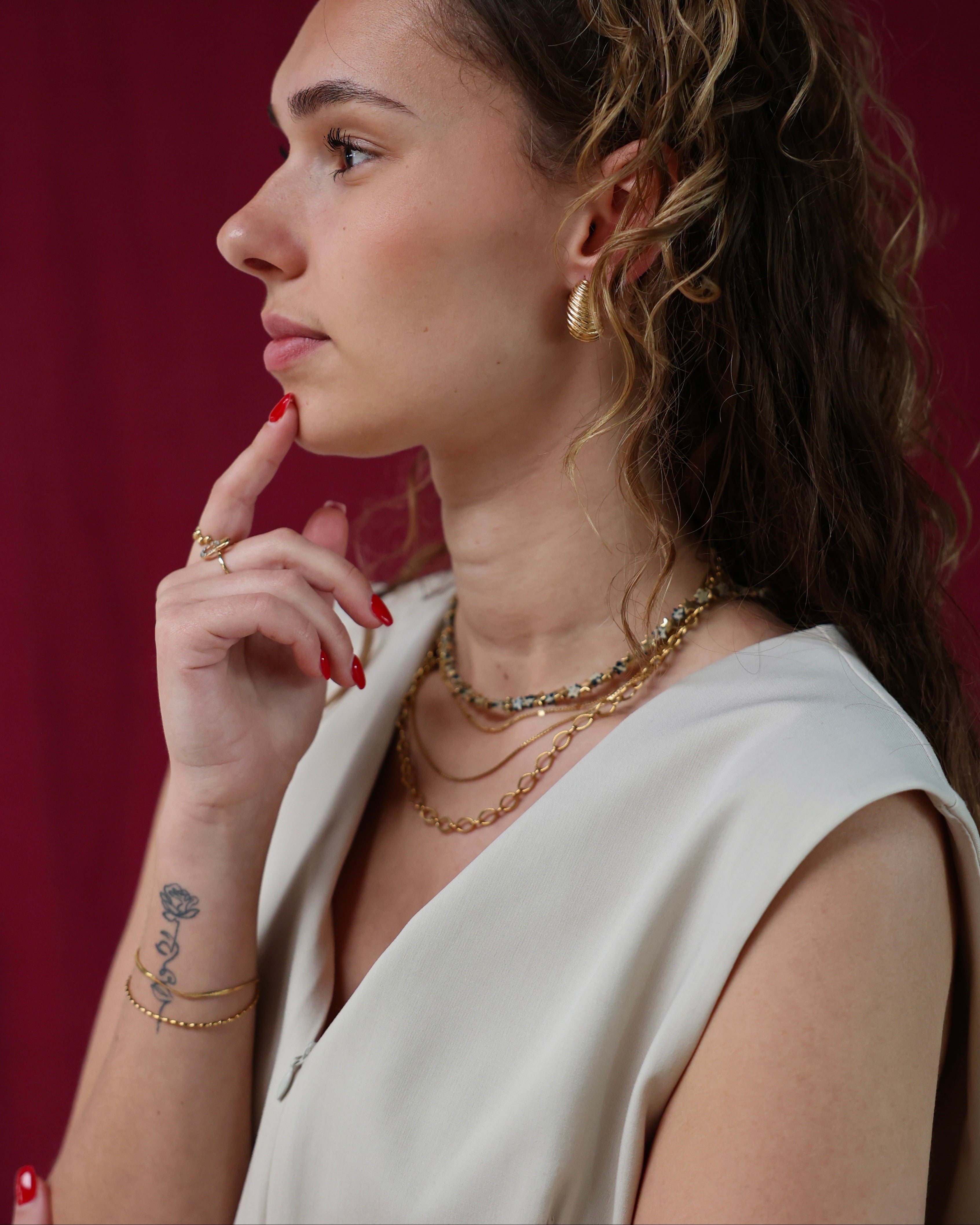 Zuzana - Halskette - Edelstahl