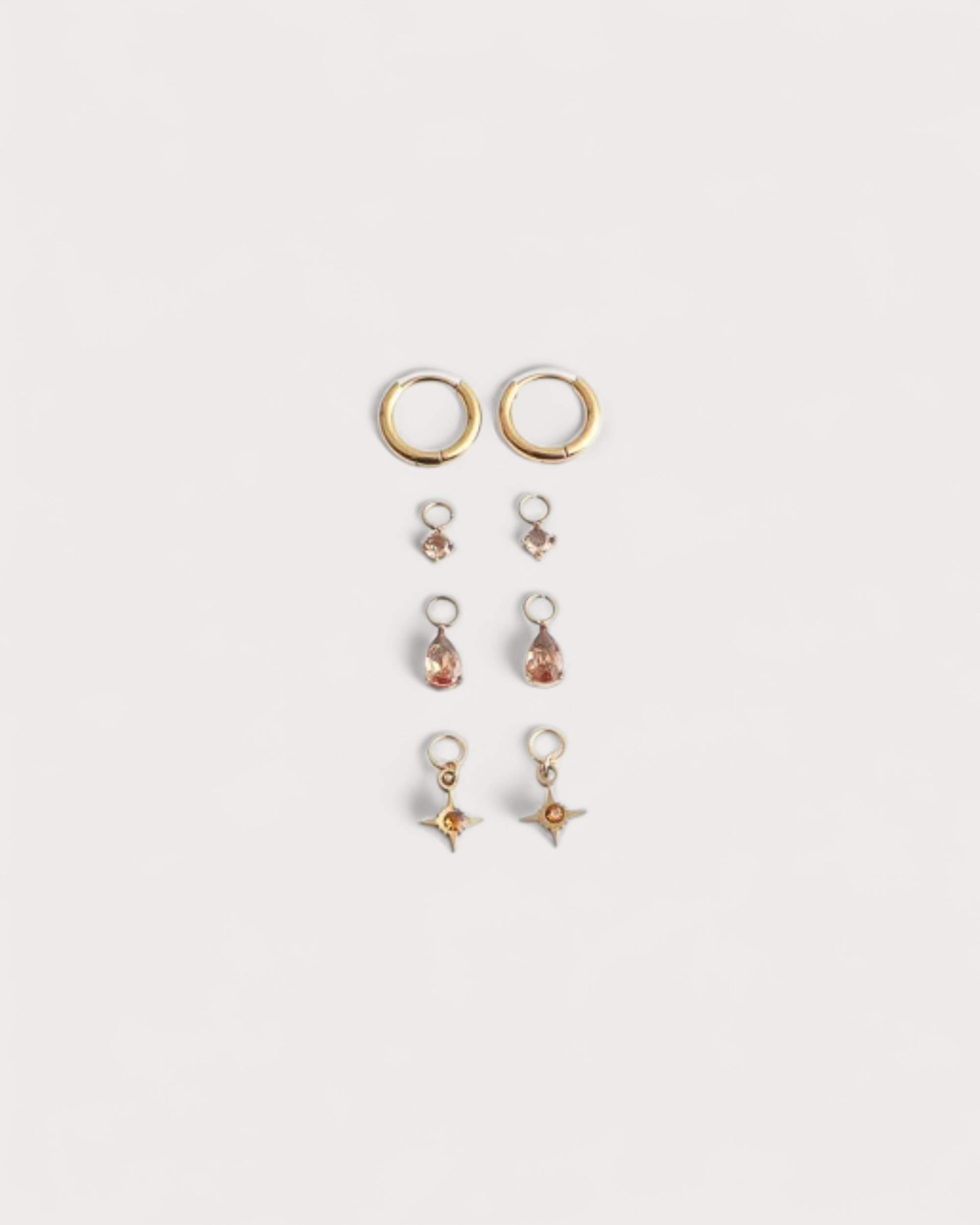 Birthstonebox Ohrringe – Set – Edelstahl