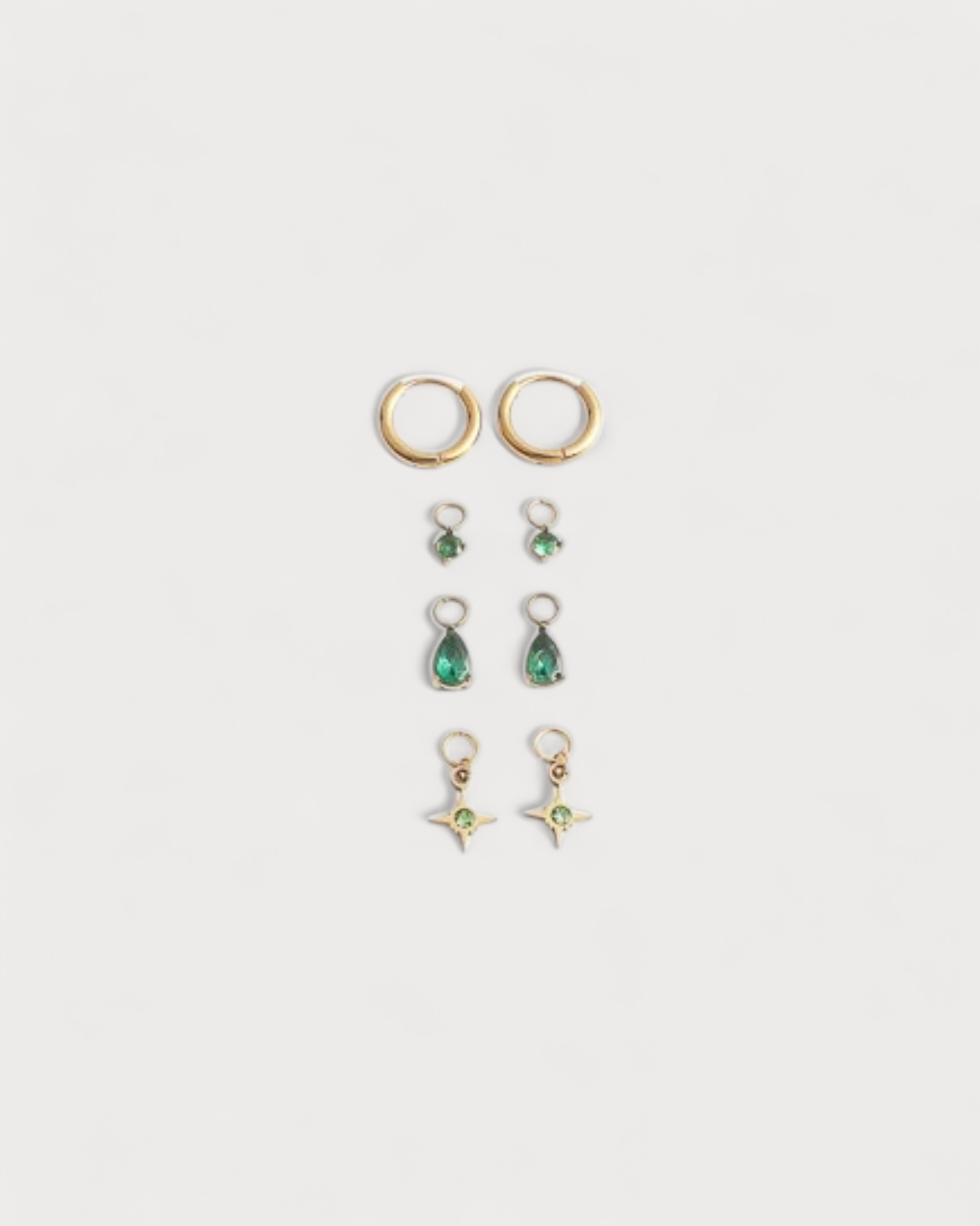 Birthstonebox Ohrringe – Set – Edelstahl
