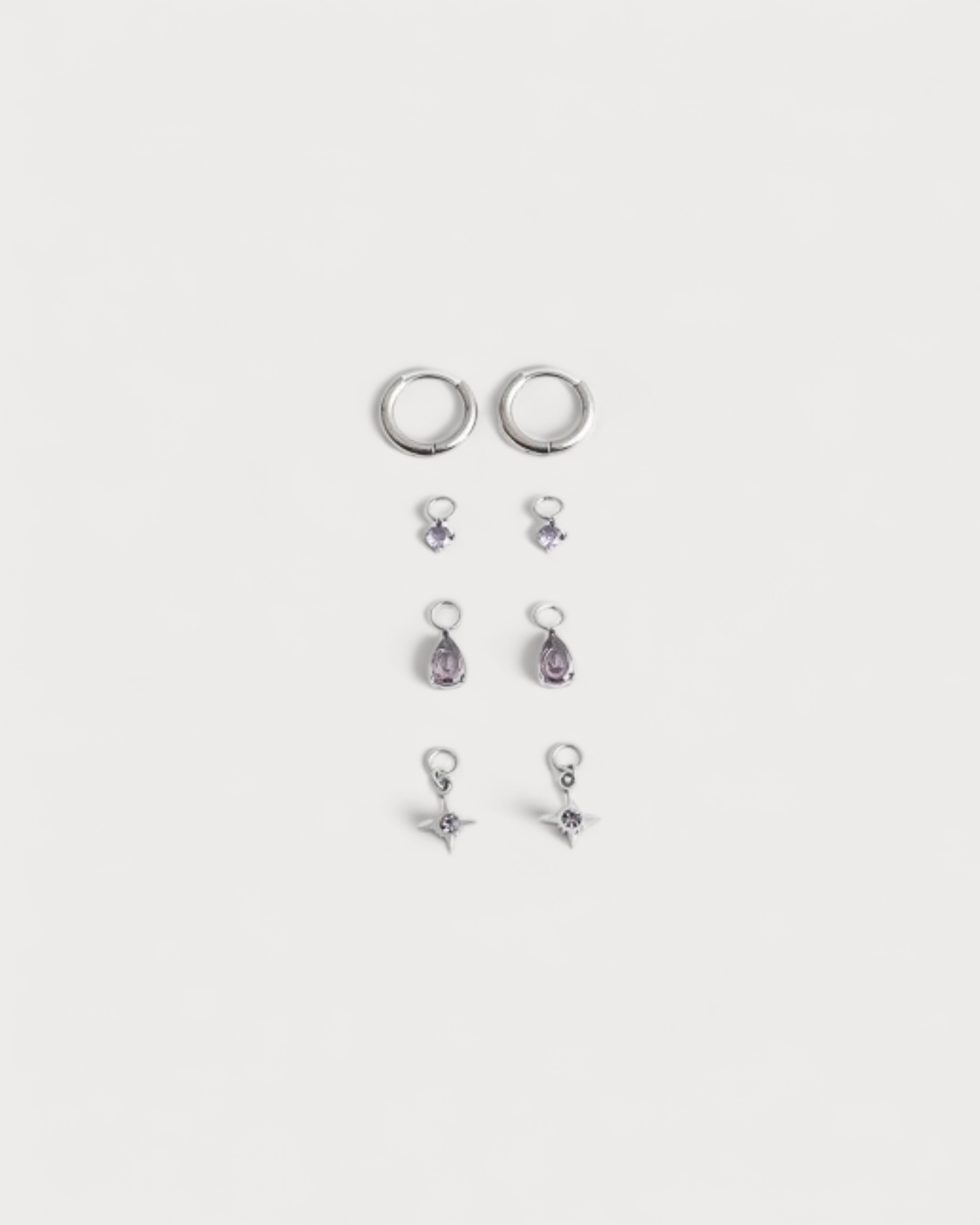 Birthstonebox Ohrringe – Set – Edelstahl
