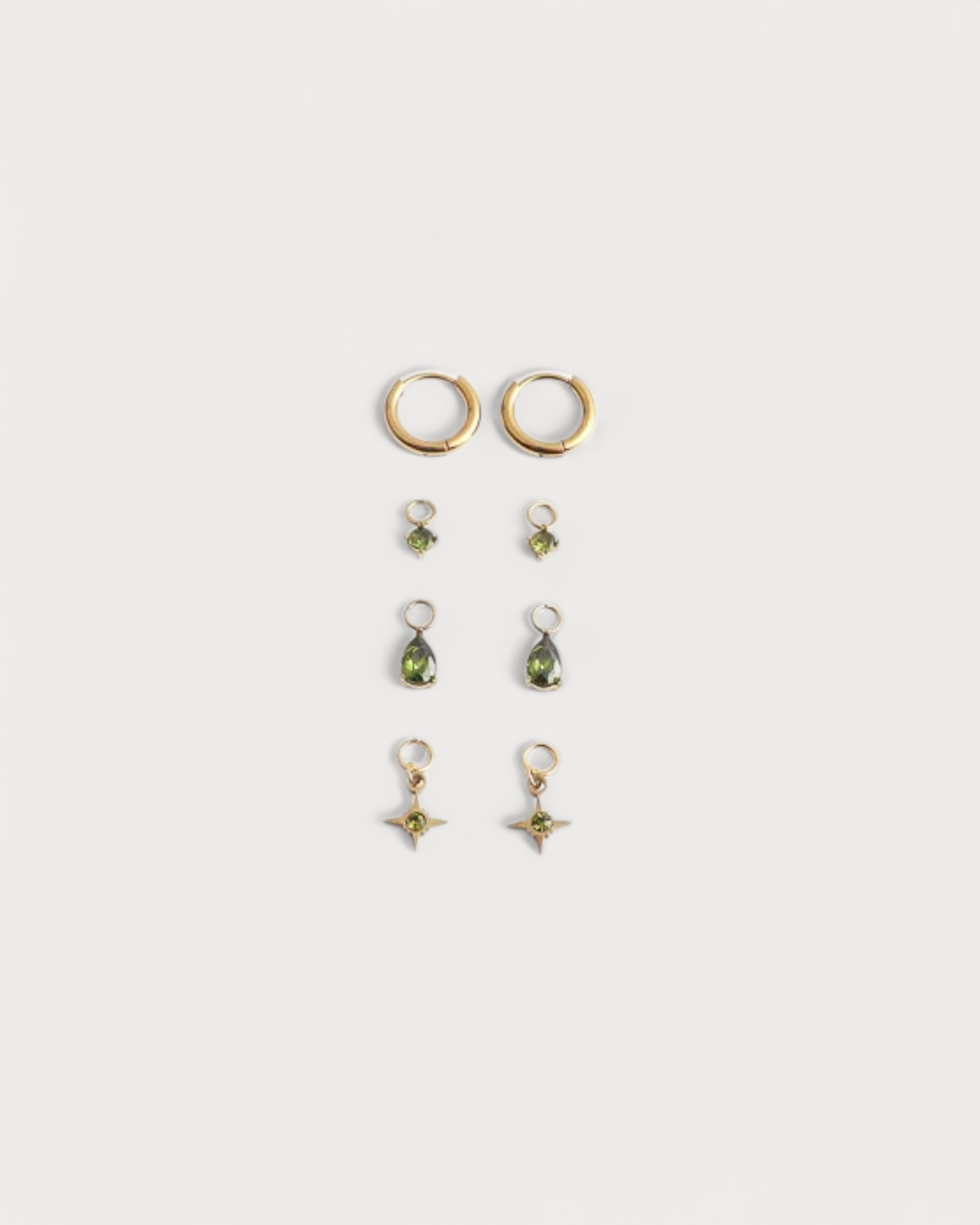 Birthstonebox Ohrringe – Set – Edelstahl