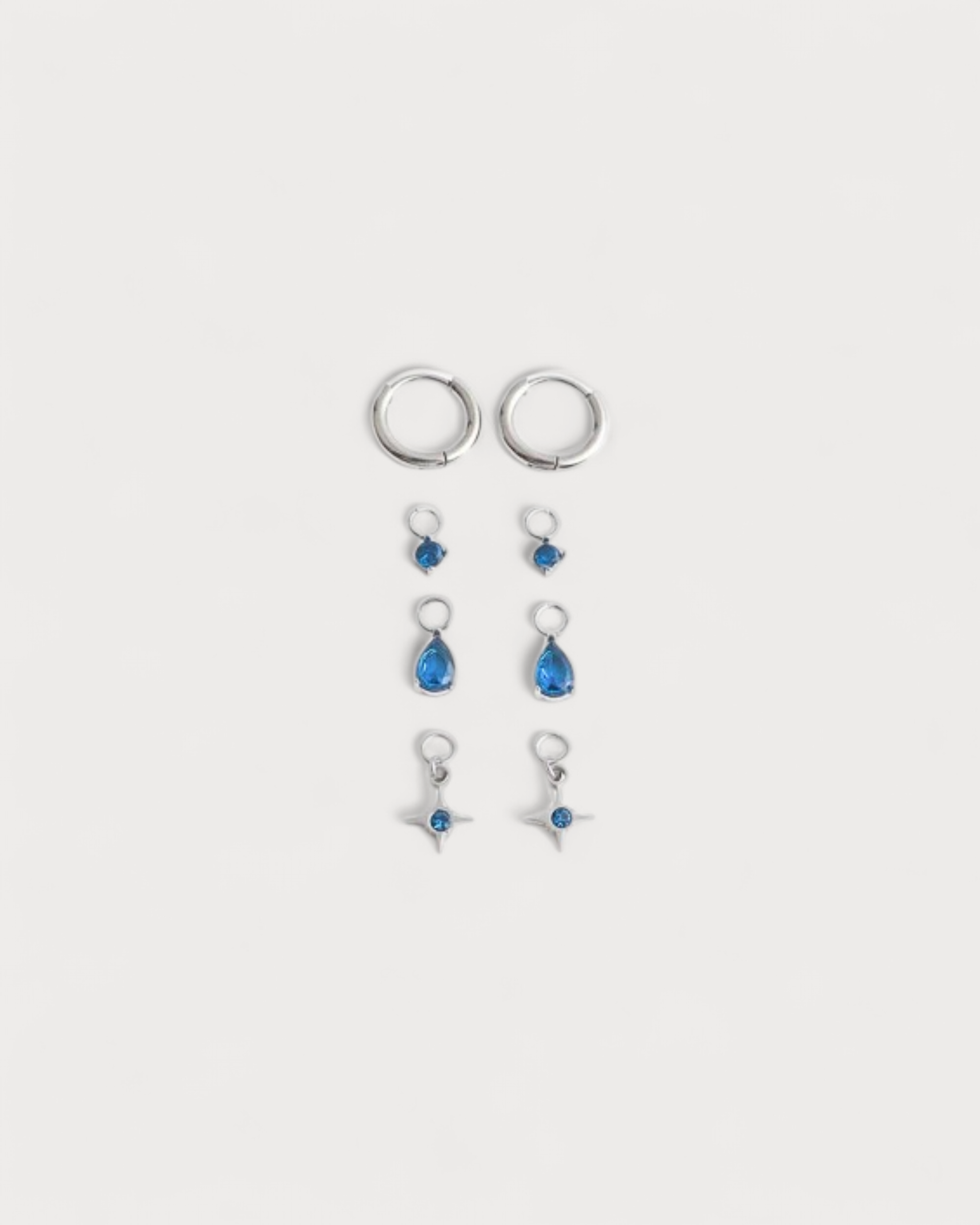 Birthstonebox Ohrringe – Set – Edelstahl