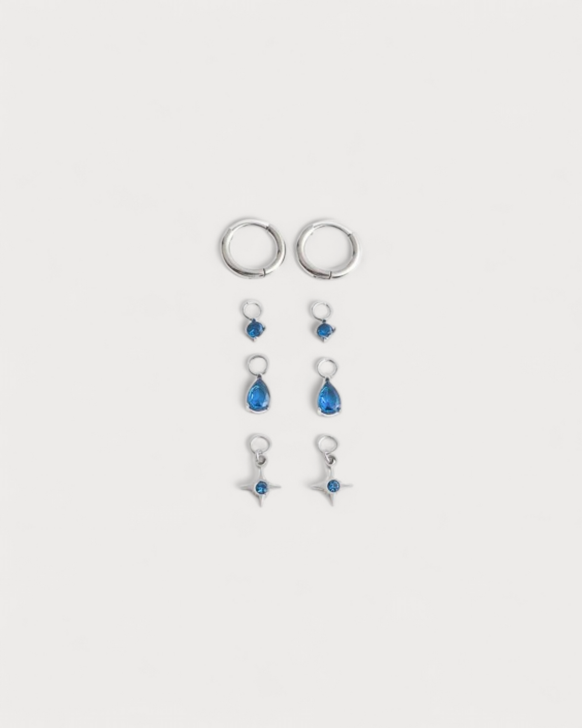 Birthstonebox Ohrringe – Set – Edelstahl