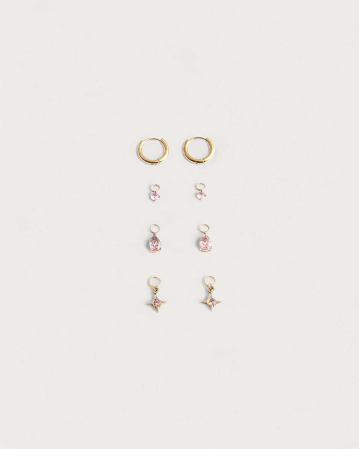 Birthstonebox Ohrringe – Set – Edelstahl