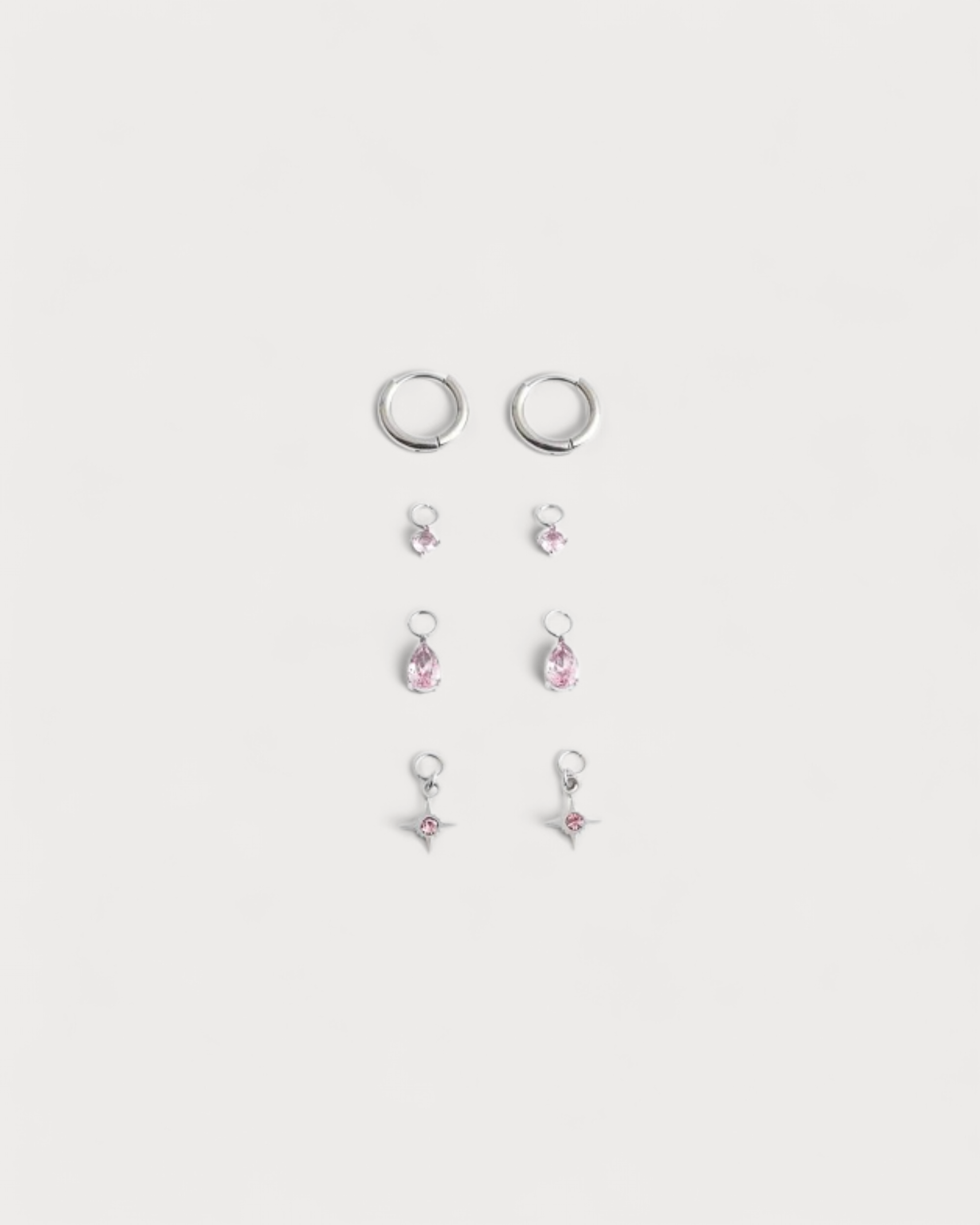 Birthstonebox Ohrringe – Set – Edelstahl