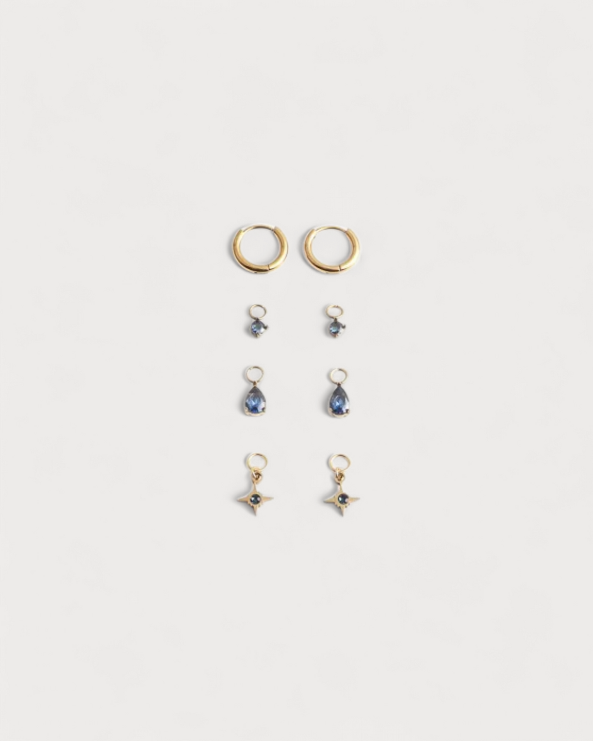 Birthstonebox Ohrringe – Set – Edelstahl
