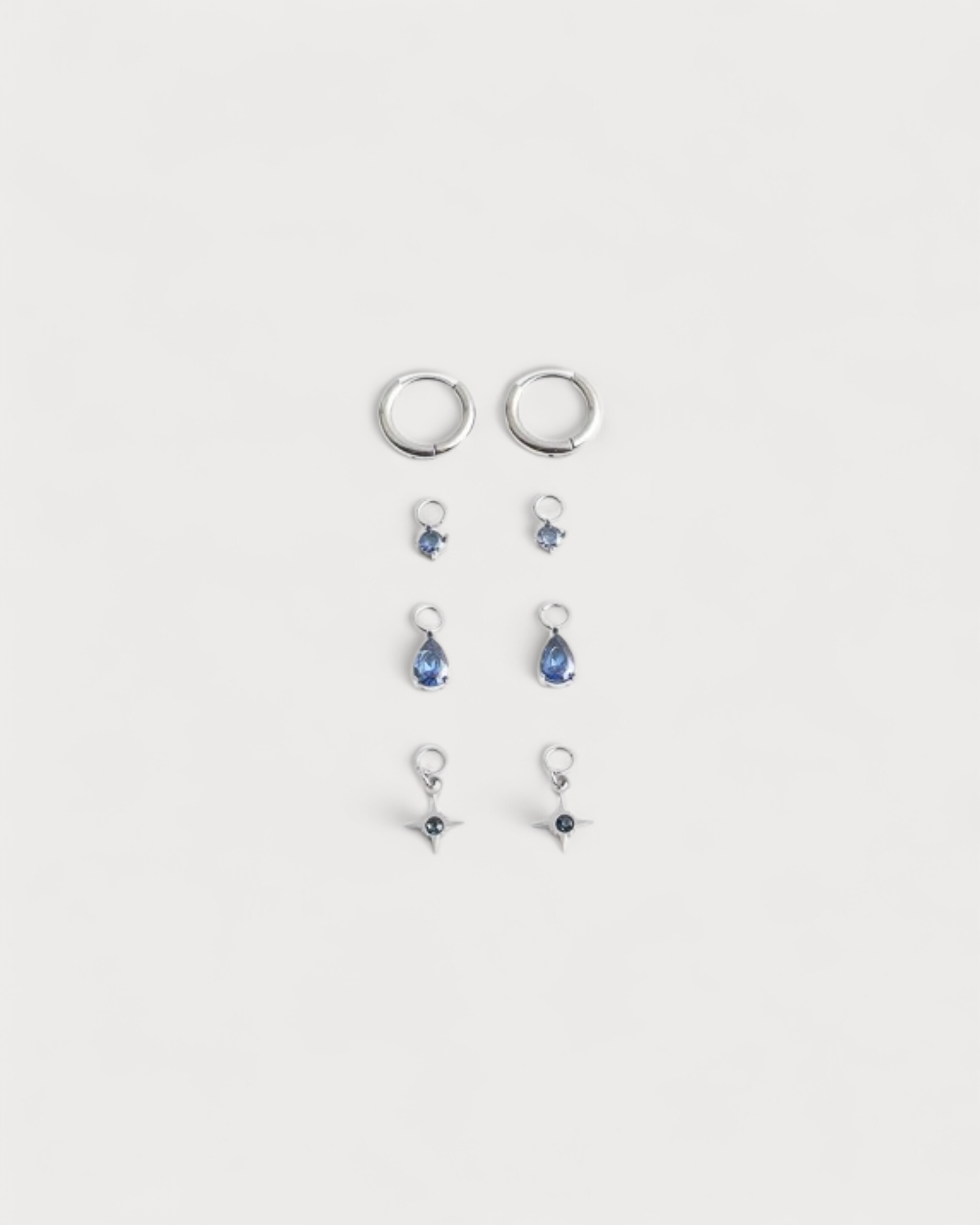 Birthstonebox Ohrringe – Set – Edelstahl
