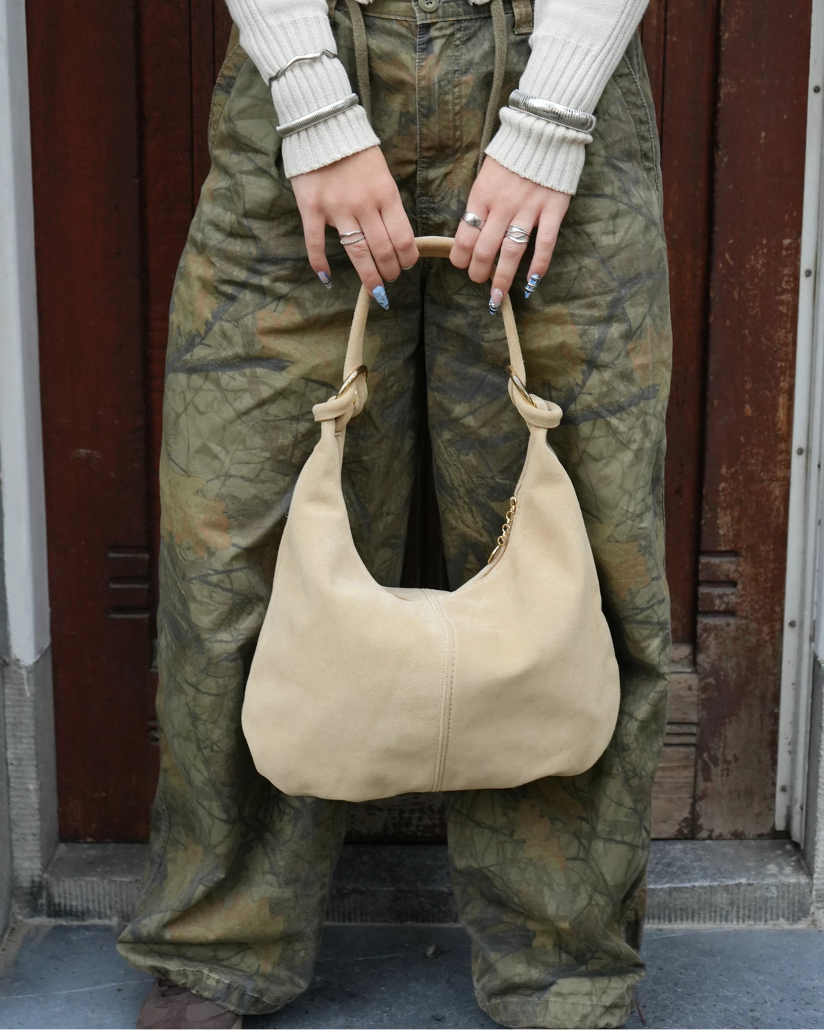 Cairo - Schultertasche - Wildleder