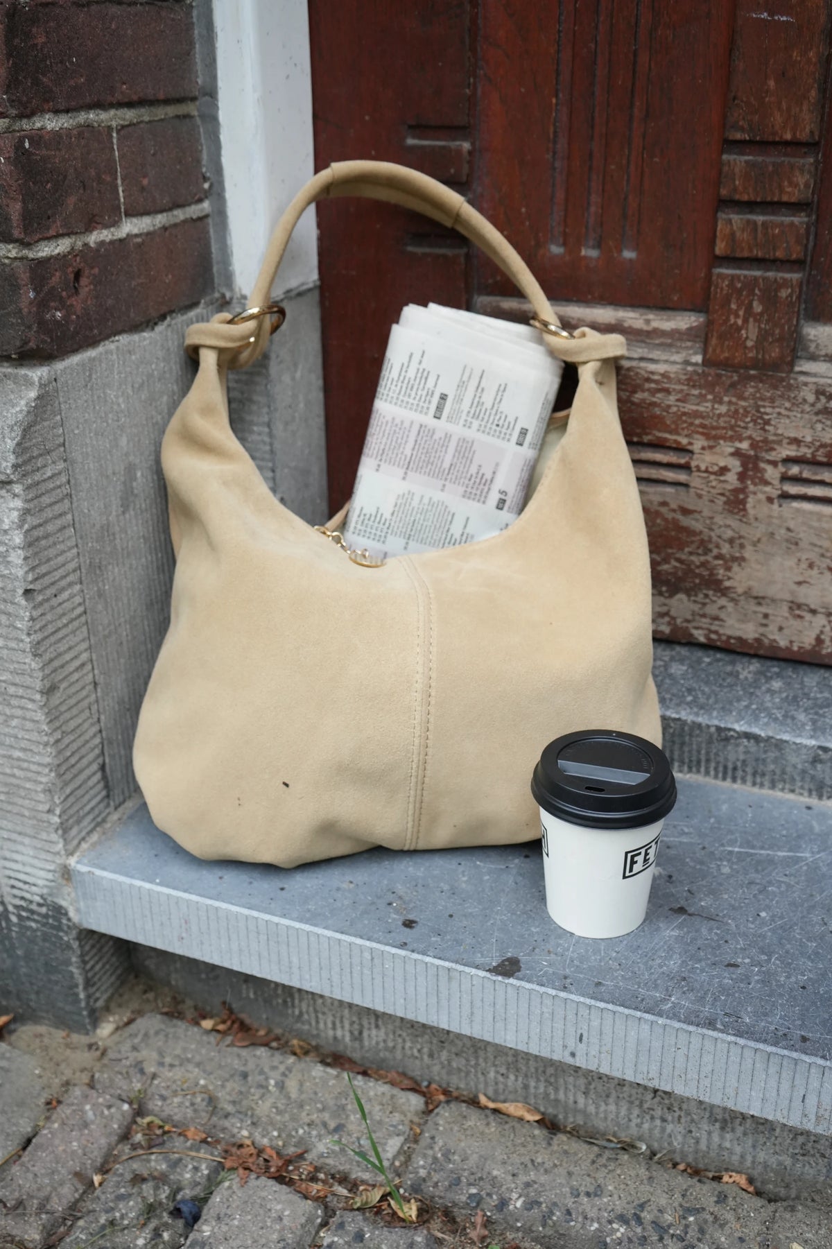 Cairo - Schultertasche - Wildleder
