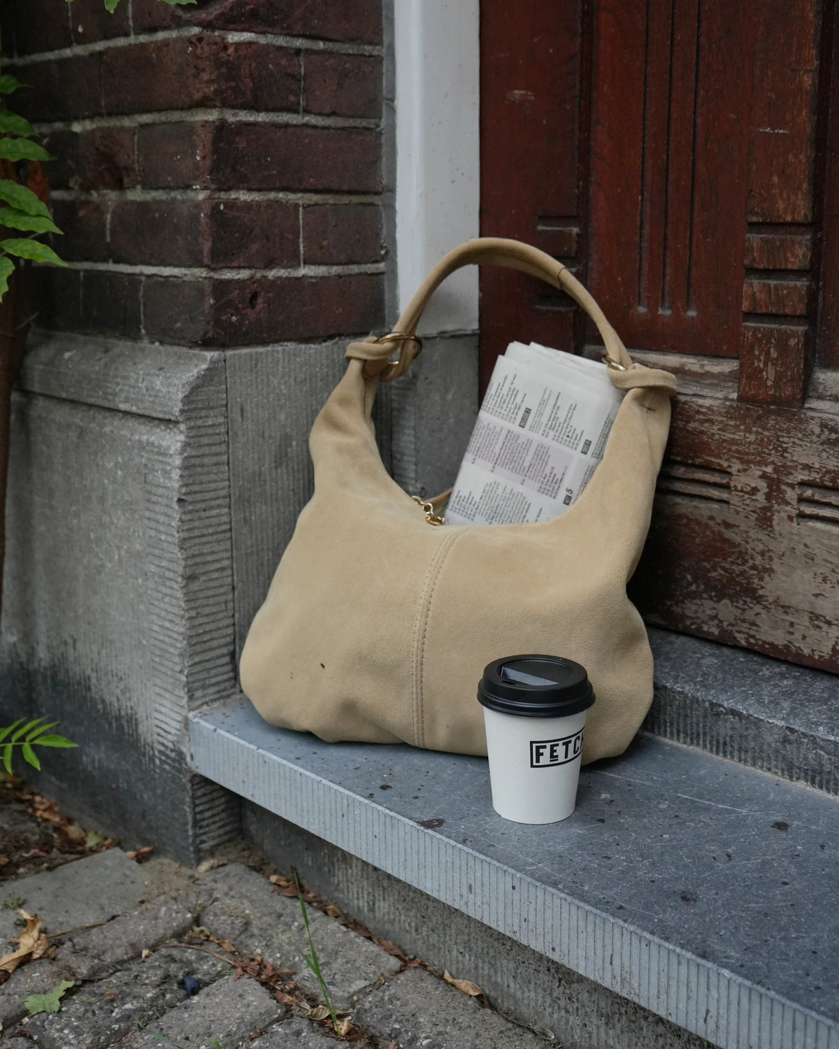 Cairo - Schultertasche - Wildleder