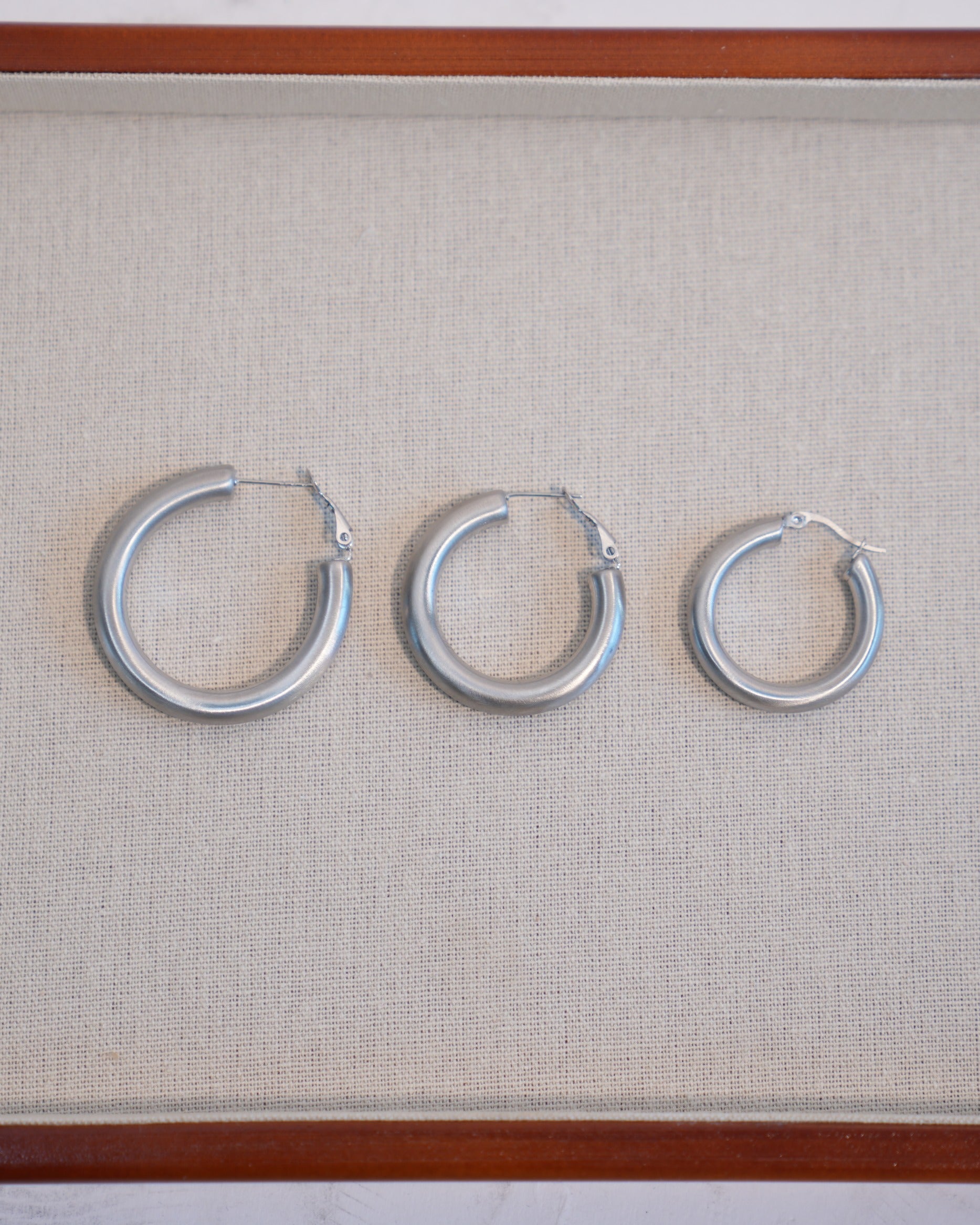 Bold Hoops - Ohrringe - Edelstahl