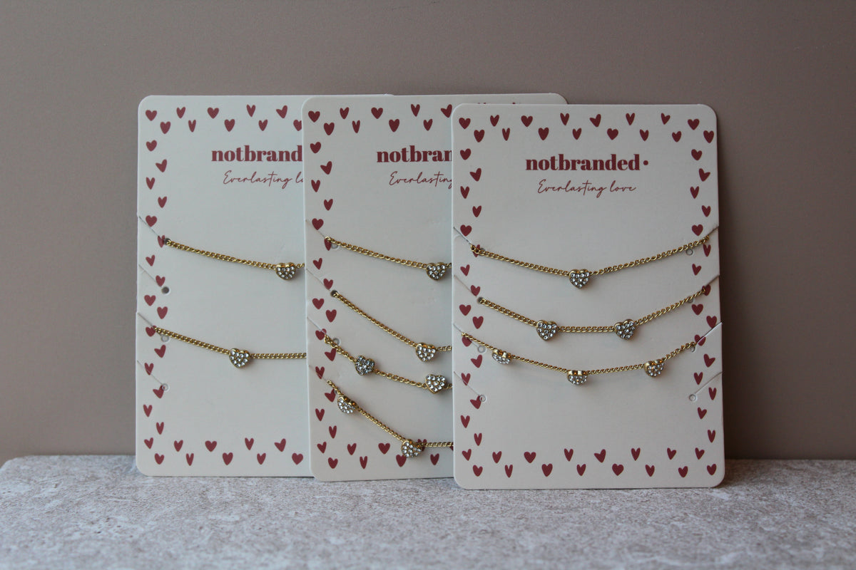 Everlasting love – Armband-Set (2, 3 oder 4) – Edelstahl