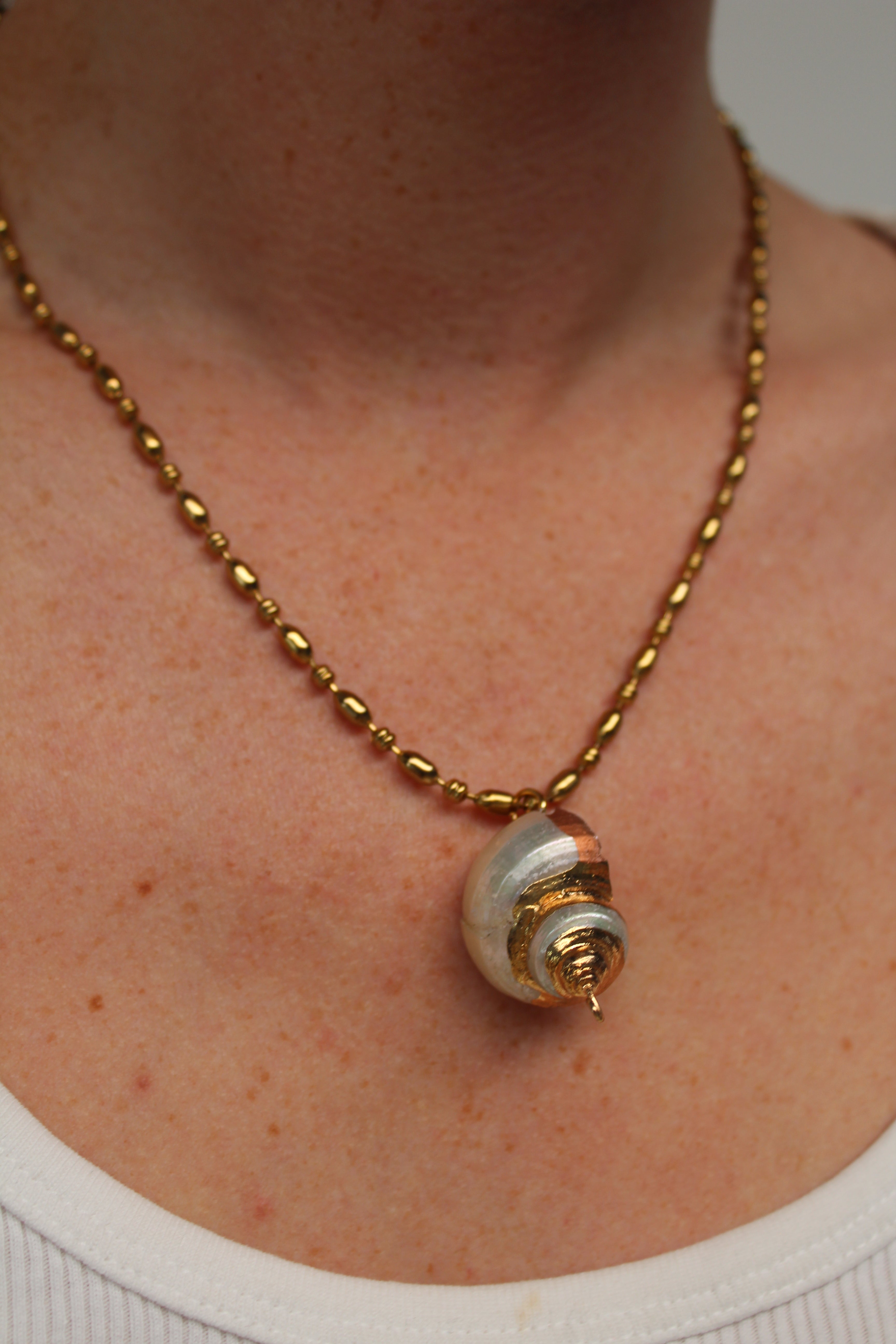 Sea Shell - Halskette - Edelstahl
