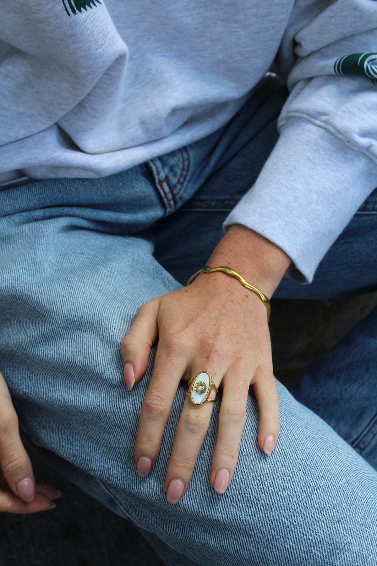 Eterna - Ring - Edelstahl - Verstellbar