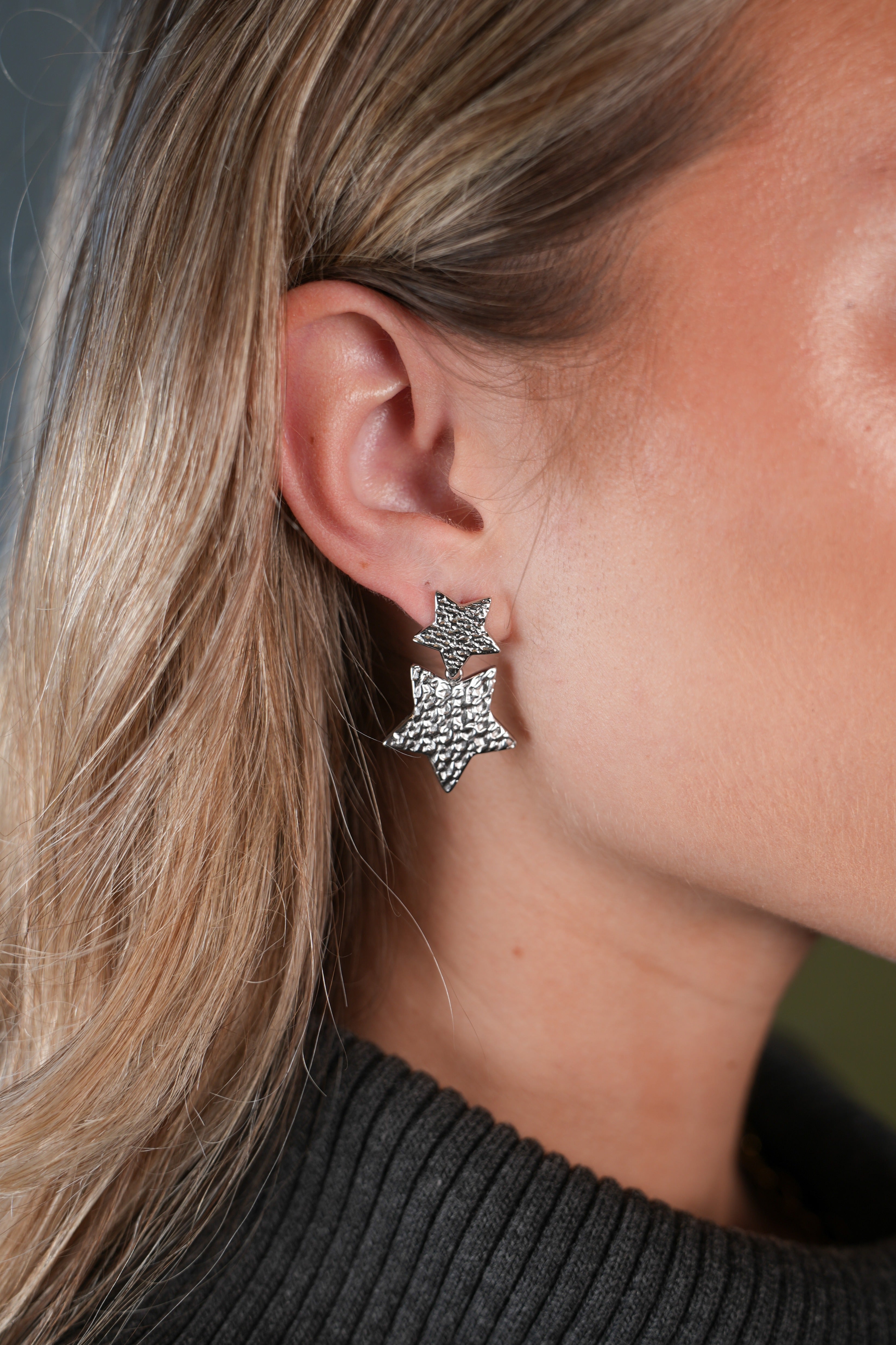 Starlight_Oorbellen_Zilver_Modelfoto