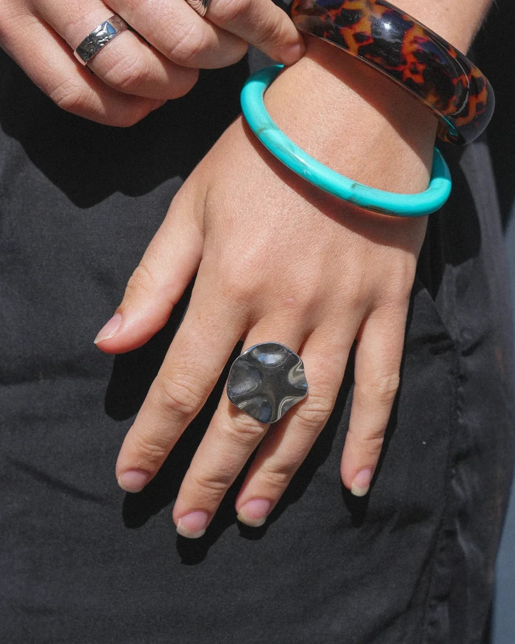 Lois - Ring - Edelstahl - Verstellbar