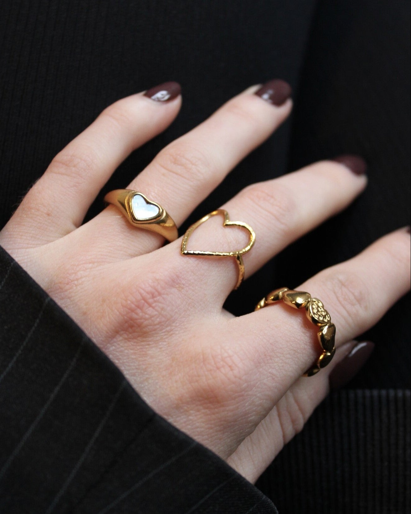 ringen met hartjes