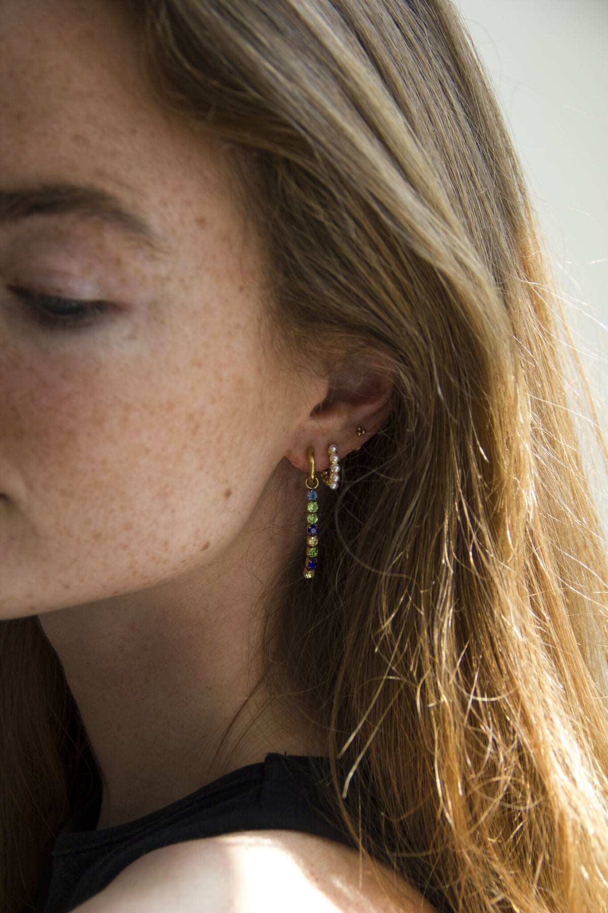 Round Pearl - Ohrringe - Plattiert