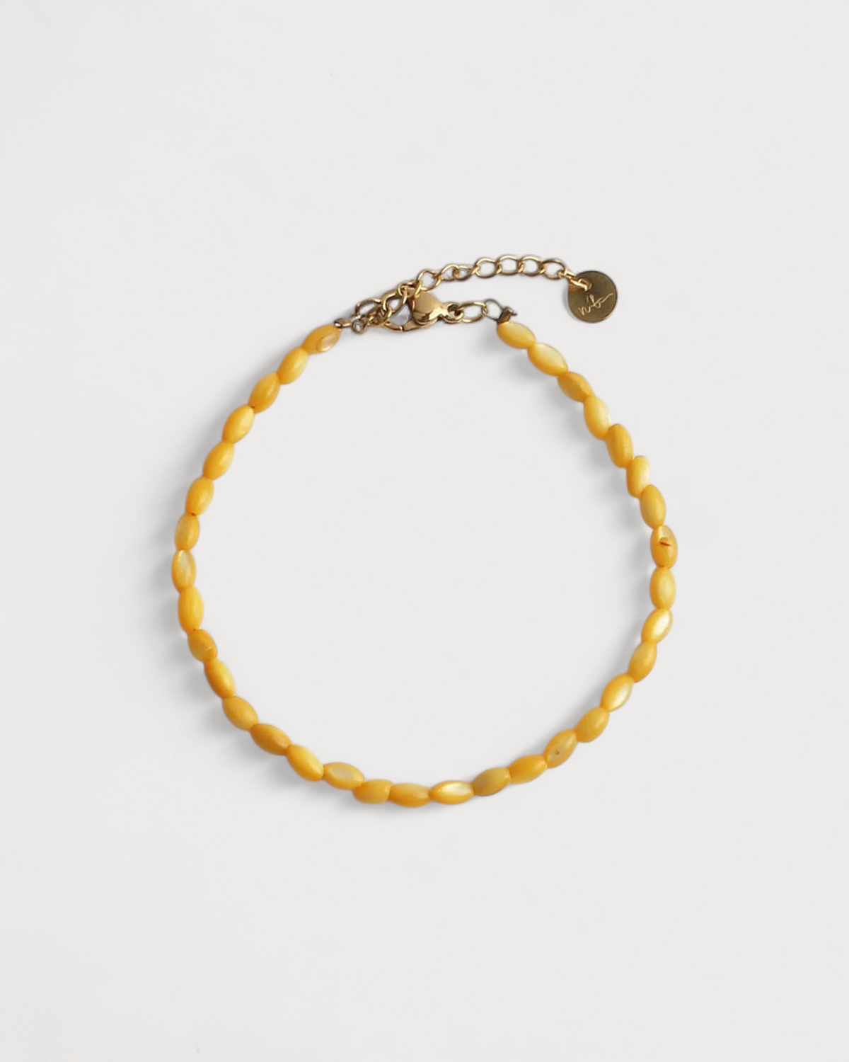 Echte Muschel - Armband - Edelstahl