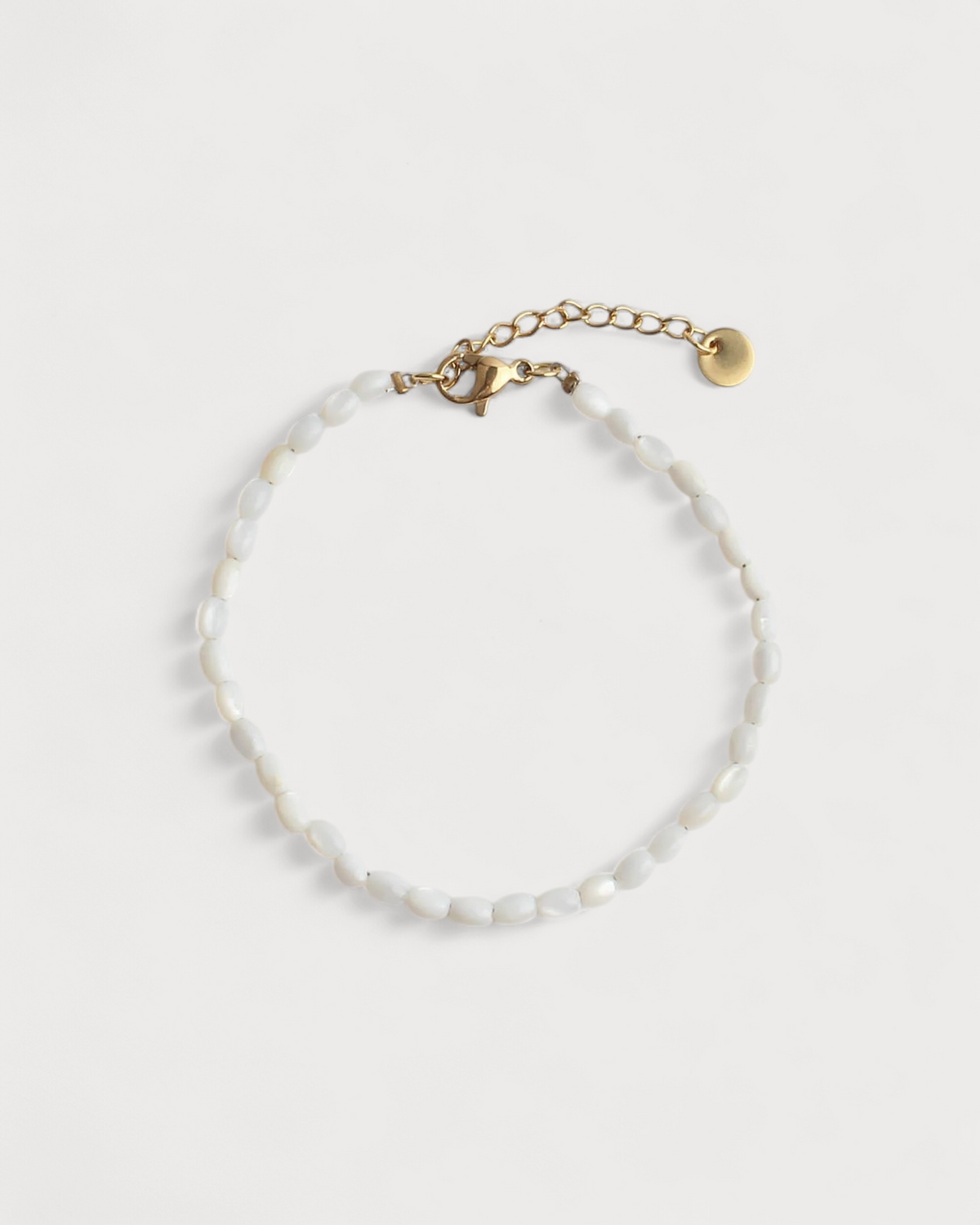 Echte Muschel - Armband - Edelstahl