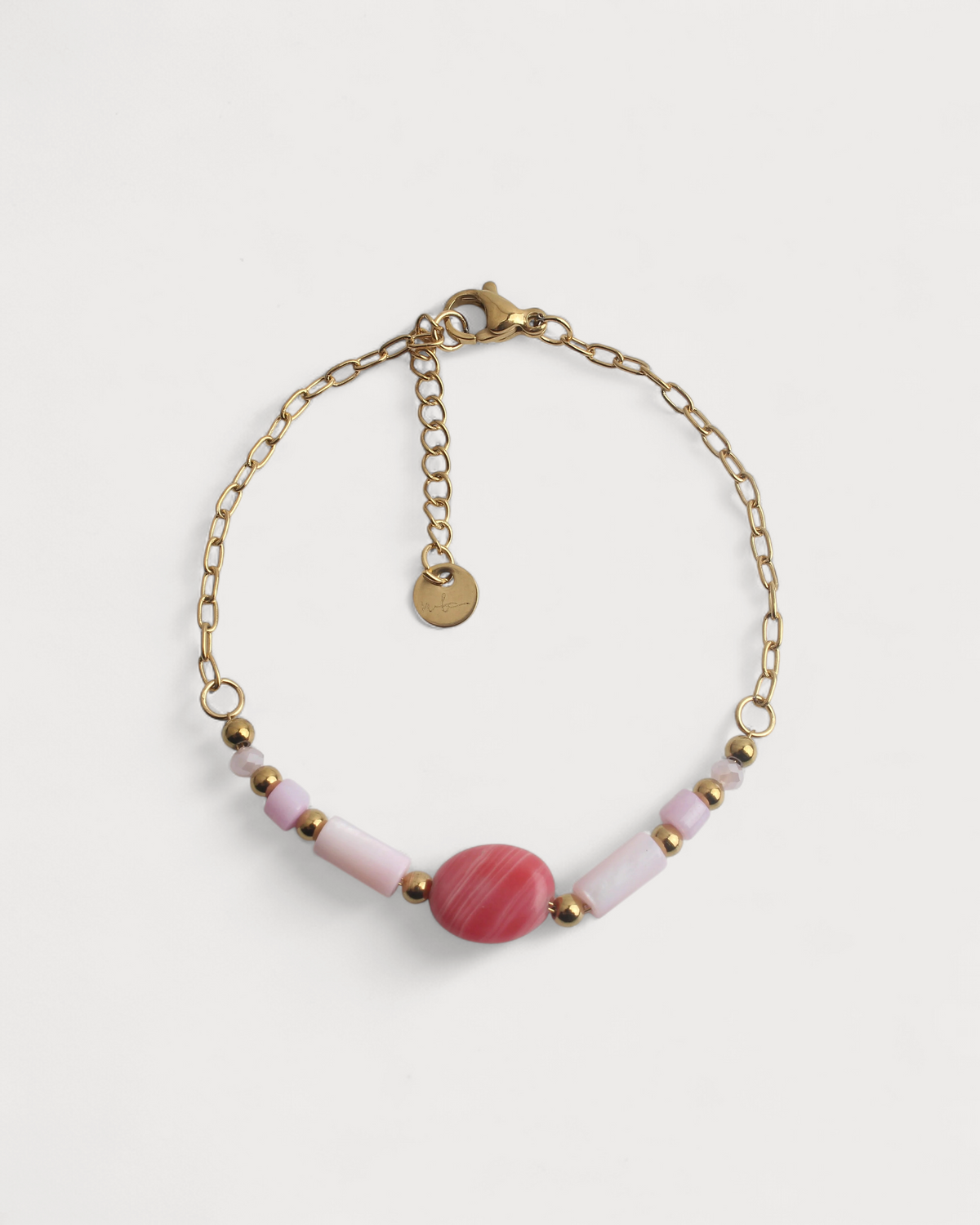 Lemoni - Armband - Naturstein - Edelstahl