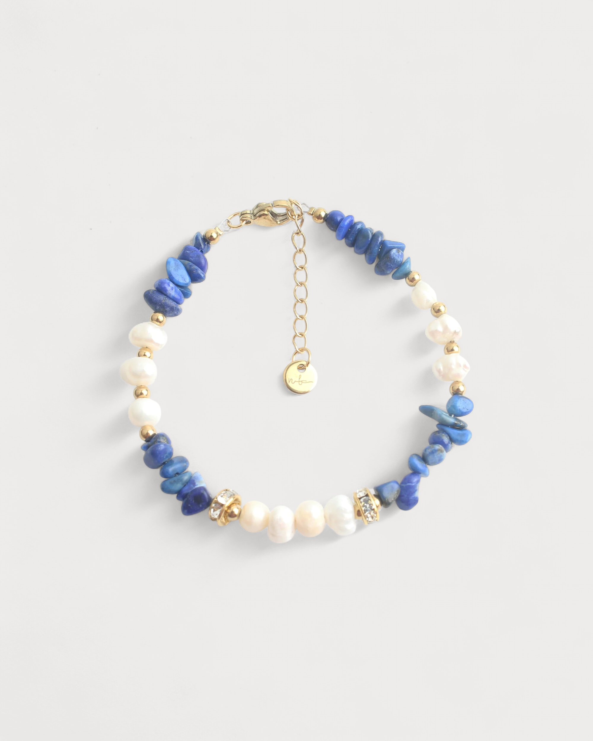 Linne - Armband - Naturstein - Edelstahl