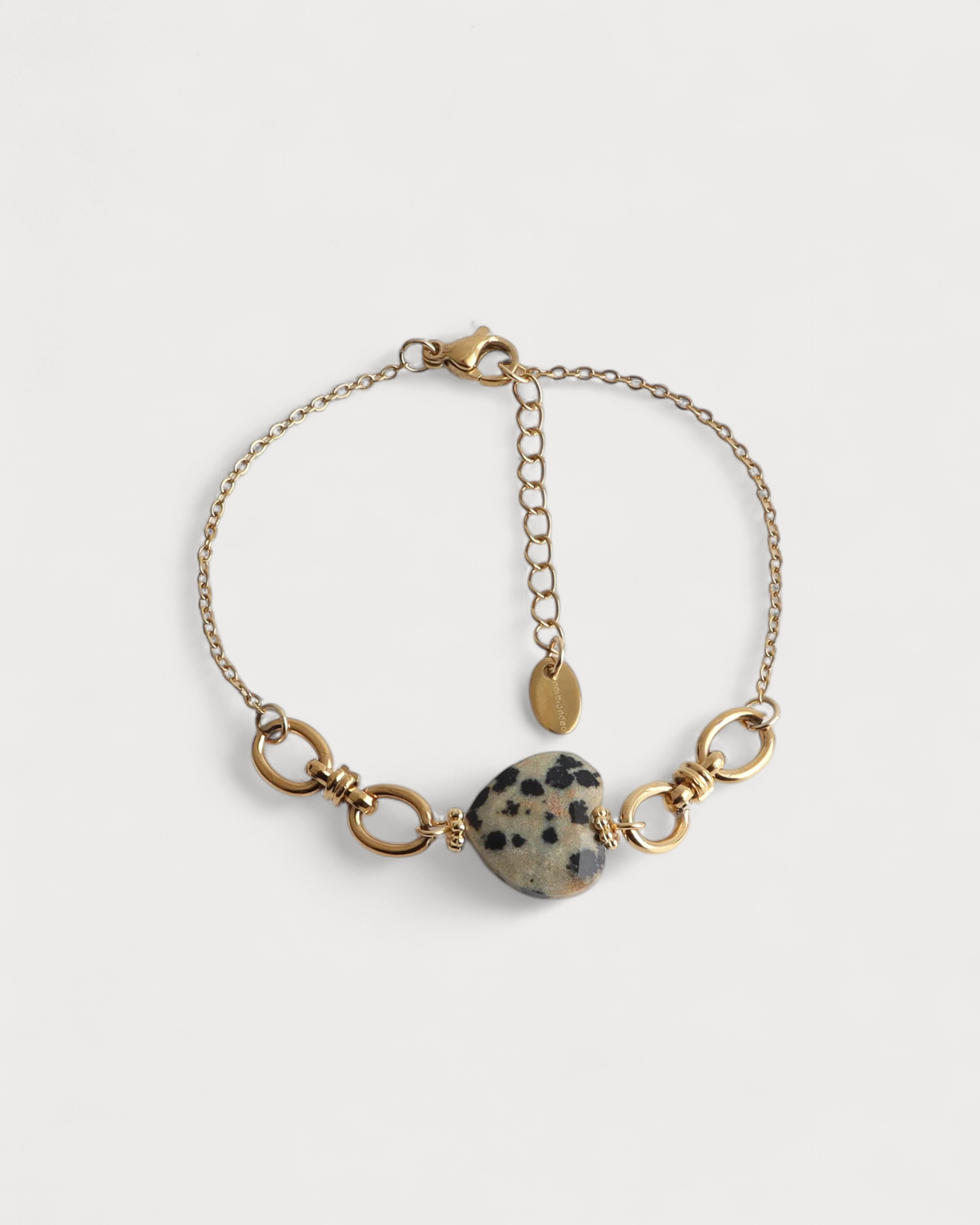 Crystel - Armband - Naturstein - Edelstahl