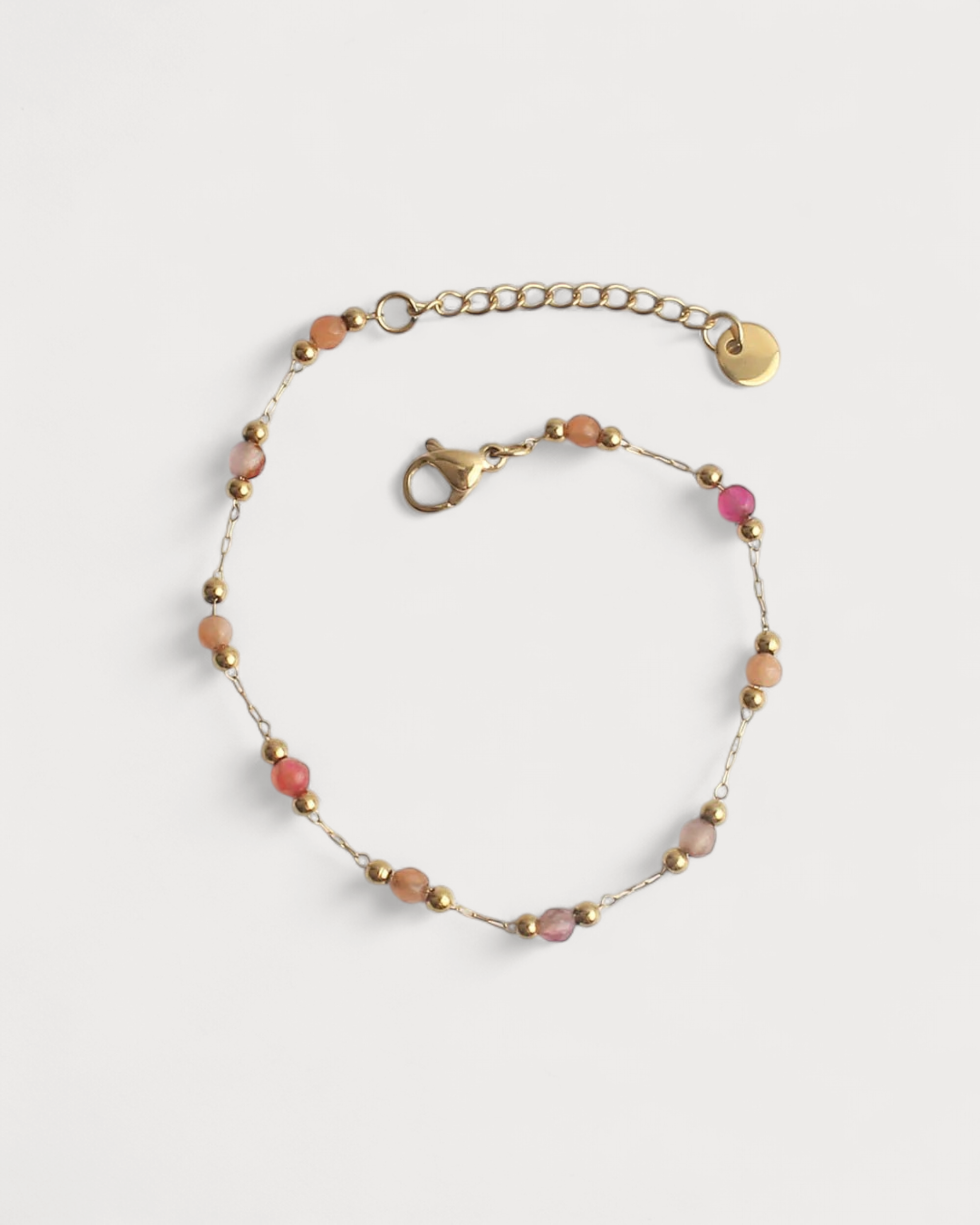 Sophia - Armband - Naturstein - Edelstahl