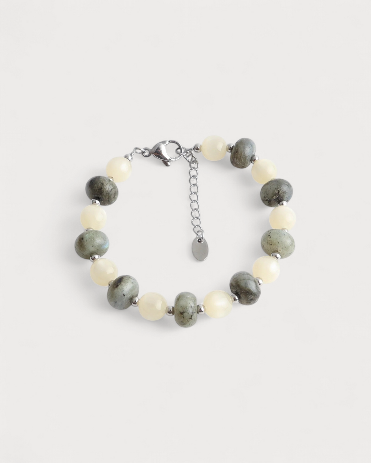 Laurel - Armband - Naturstein - Edelstahl