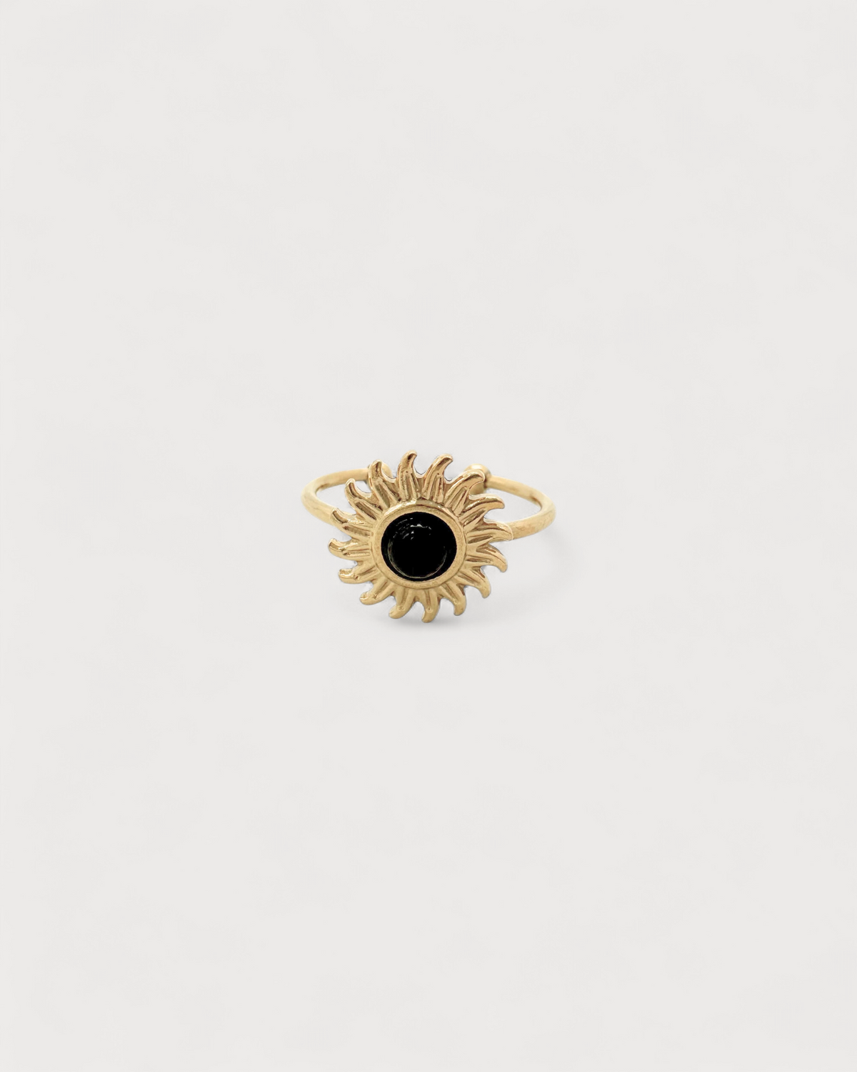 Sonnenschein - Ring - Edelstahl - verstellbar