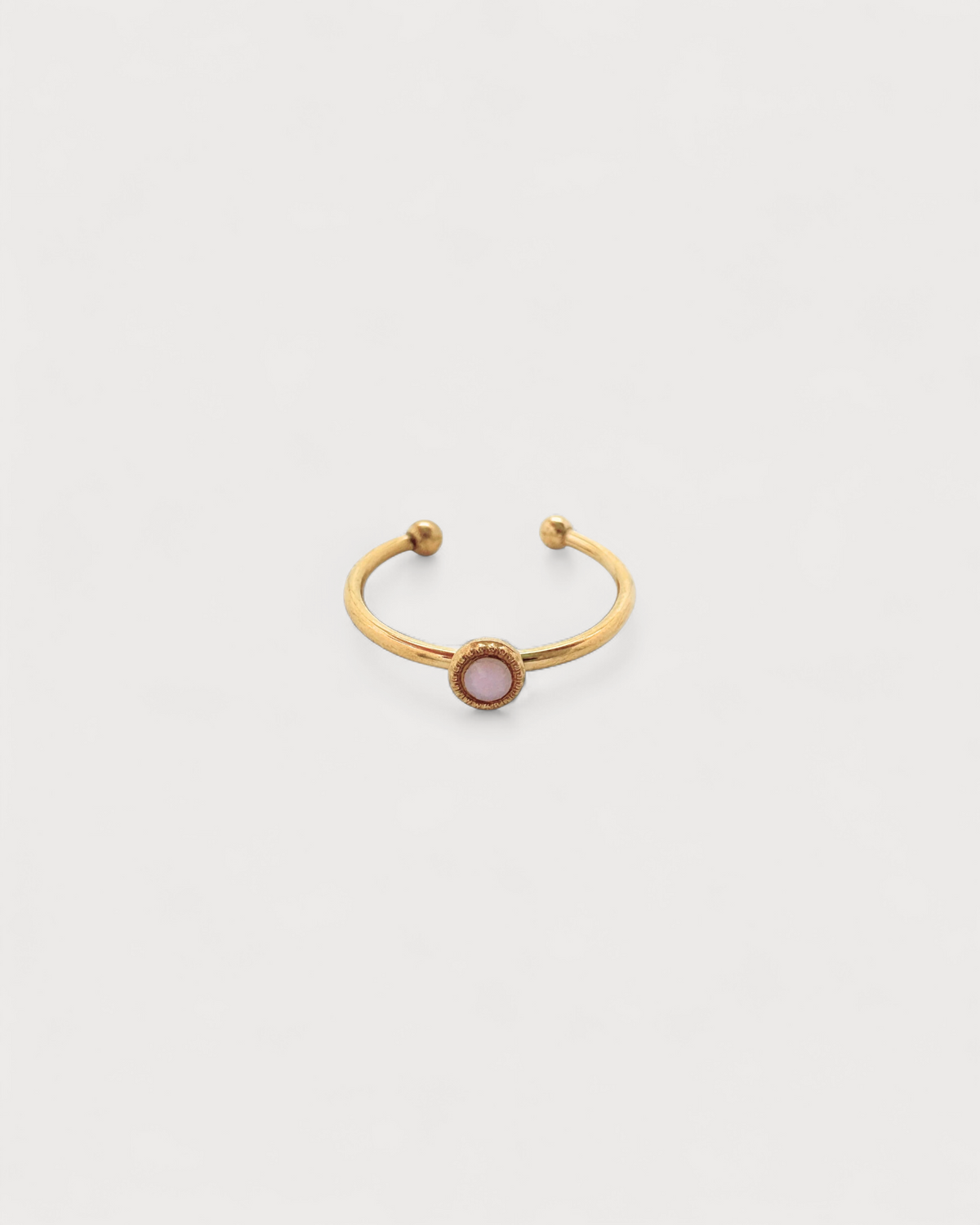 Strass - Ring - Edelstahl - Verstellbar