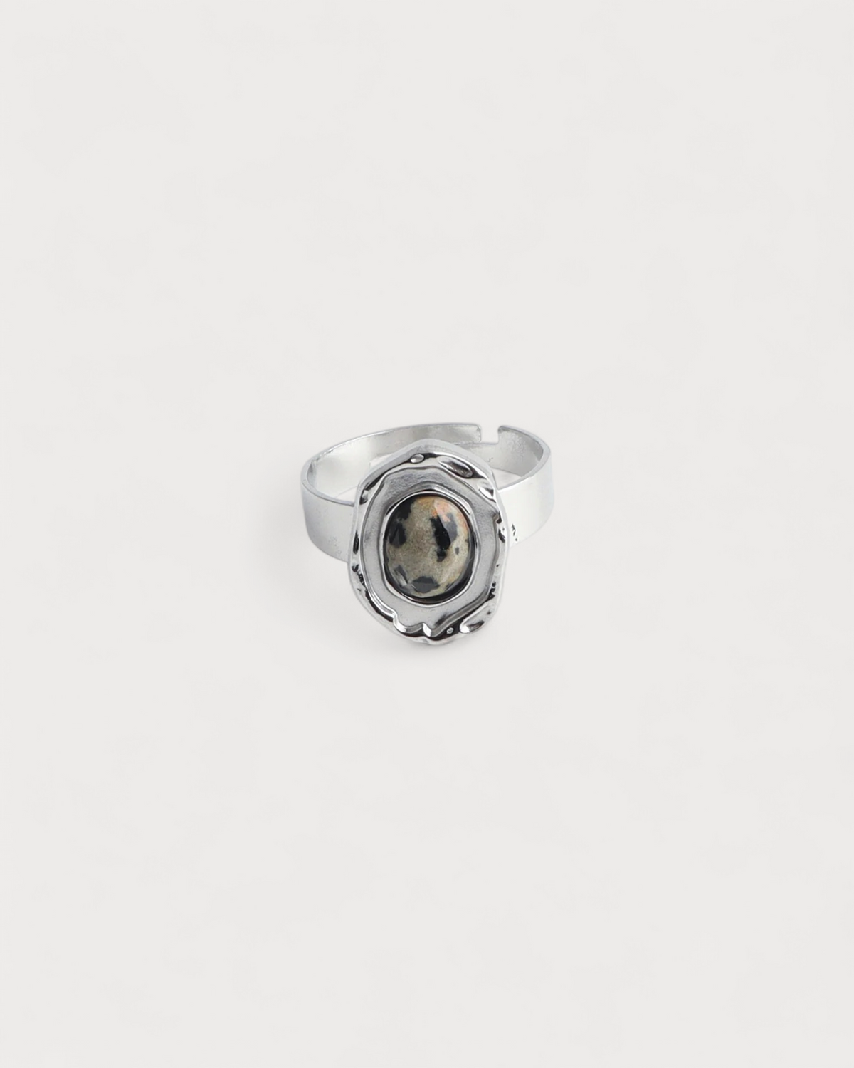 Salomé - Ring - Naturstein - Edelstahl - Verstellbar