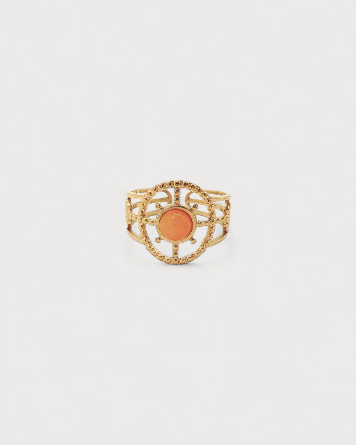 Sonne - Ring - Edelstahl - verstellbar