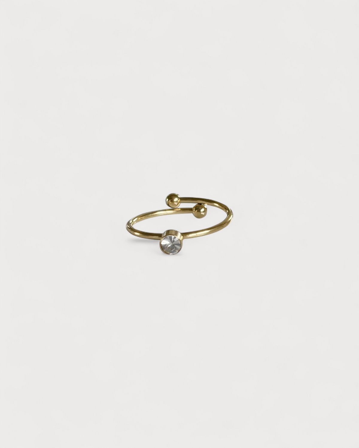 Isabella - Ring - Edelstahl - verstellbar