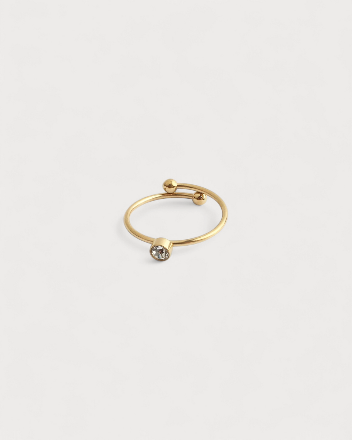Isabella - Ring - Edelstahl - verstellbar