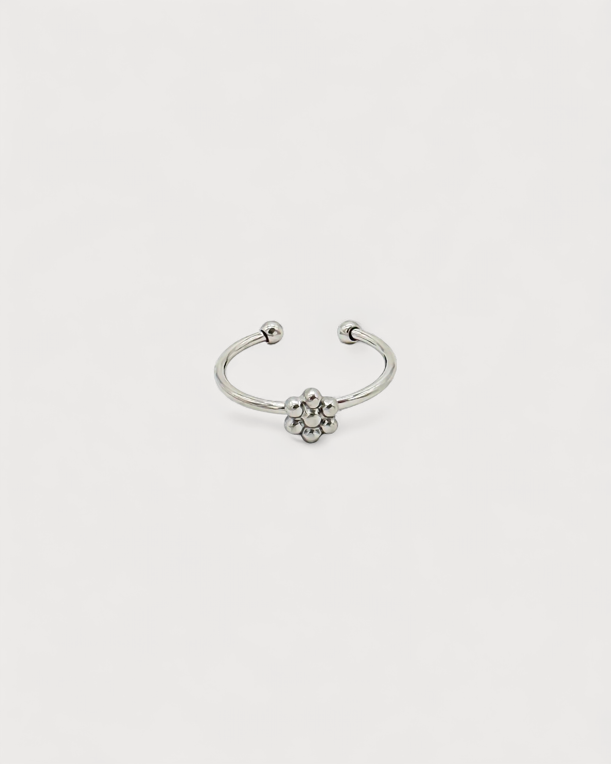 Une Petite Fleur - Ring - Edelstahl - verstellbar