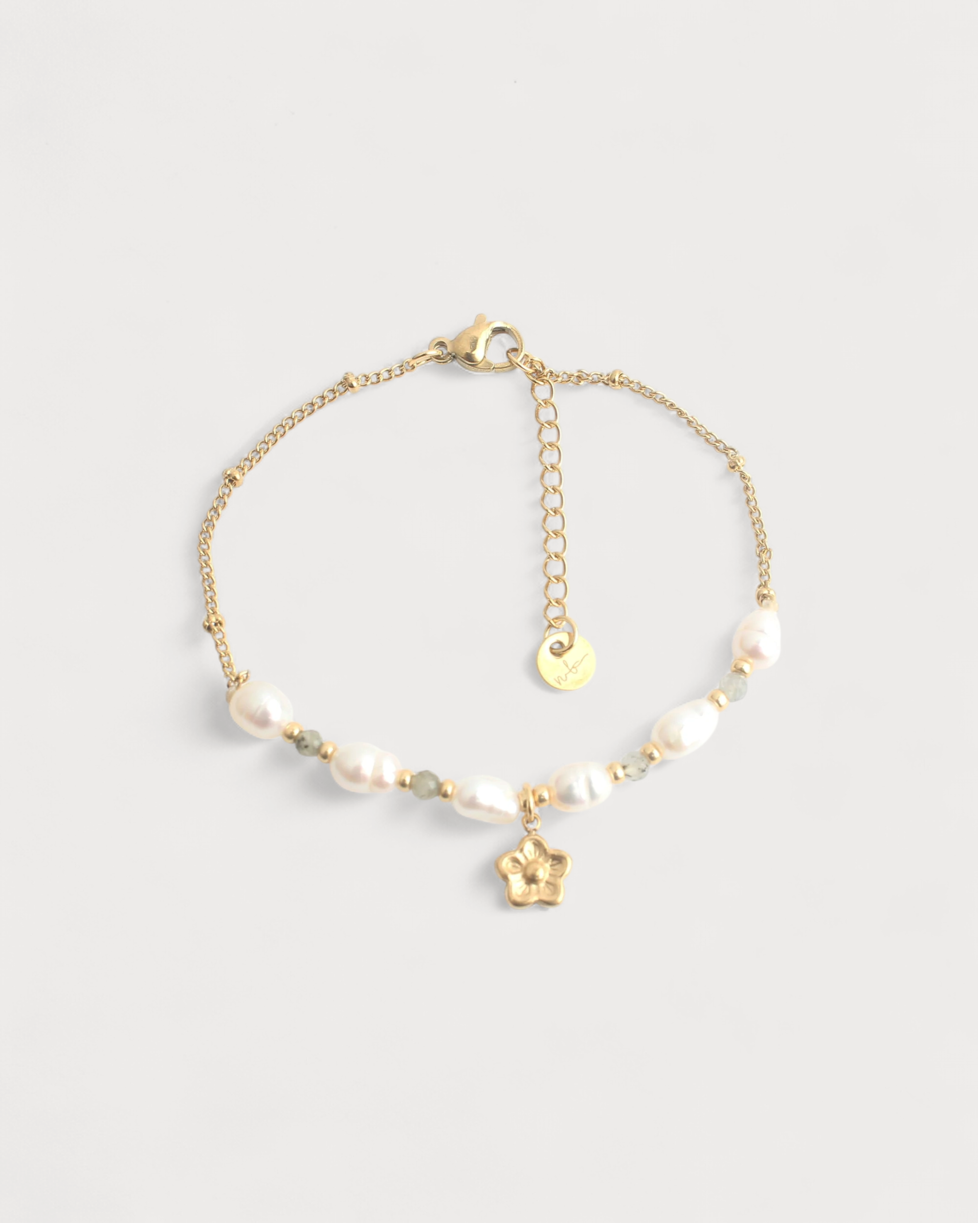 Florelle - Armband Perle - Edelstahl