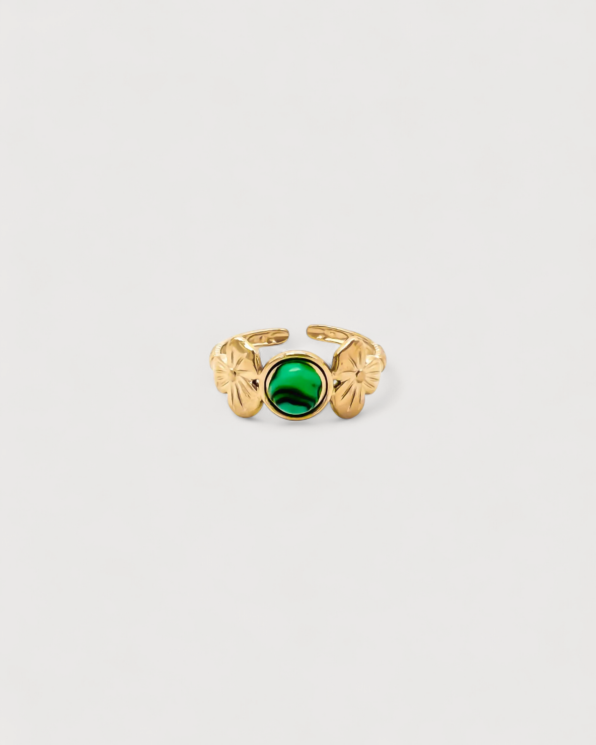 Flower Petal - Ring - Edelstahl - verstellbar