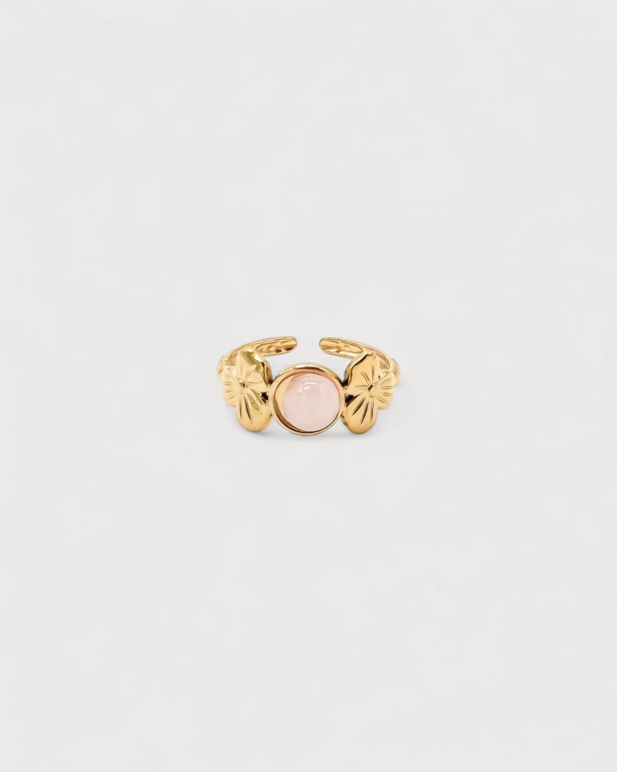 Flower Petal - Ring - Edelstahl - verstellbar