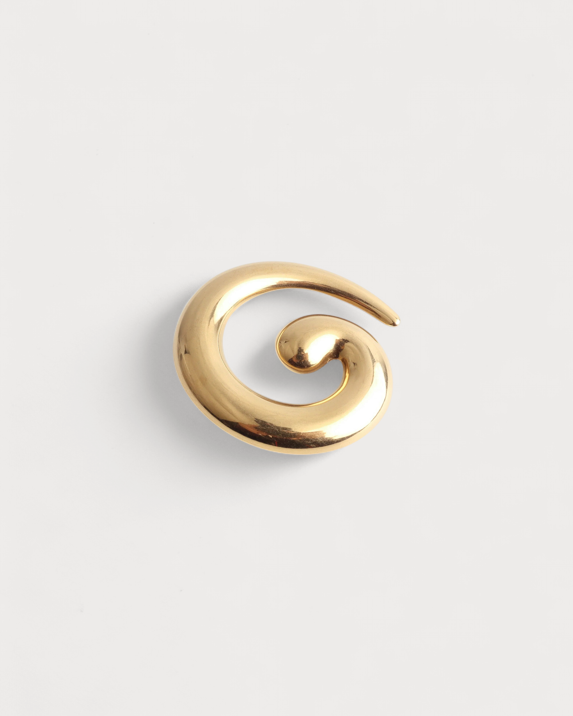 Swirl - Brosche - Edelstahl