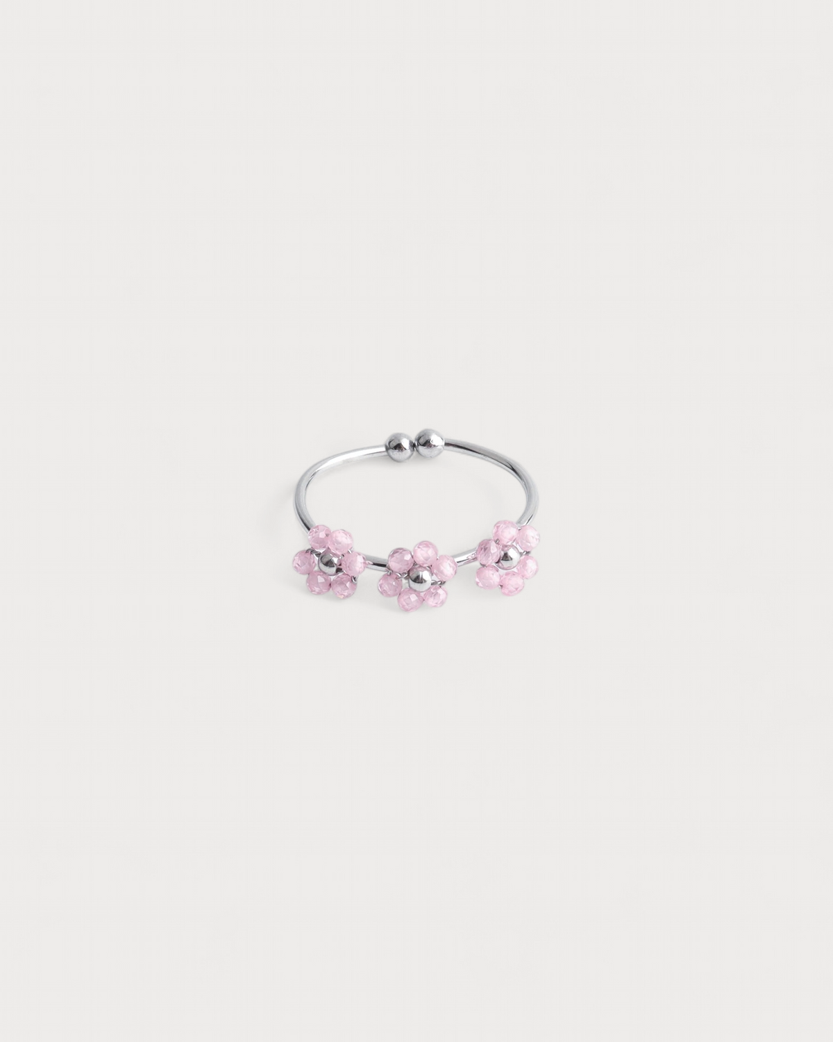 Camelia- Ring - Edelstahl - verstellbar