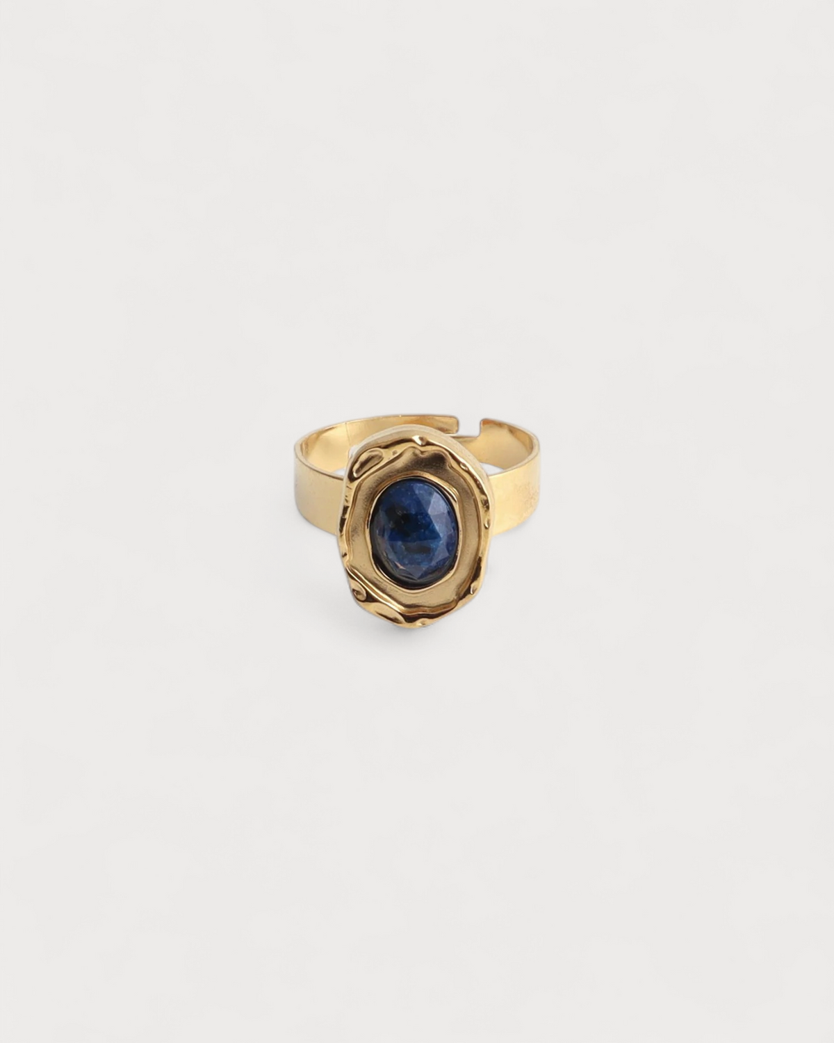 Salomé - Ring - Naturstein - Edelstahl - Verstellbar