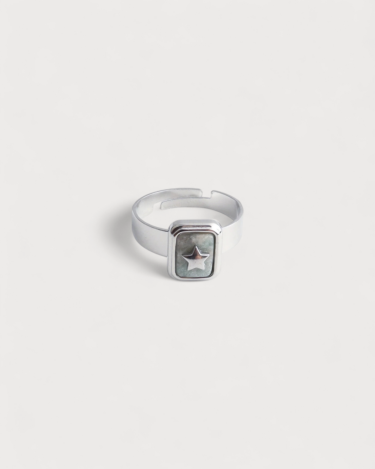 Yasmin | Ring | Naturstein | Edelstahl | Notbranded