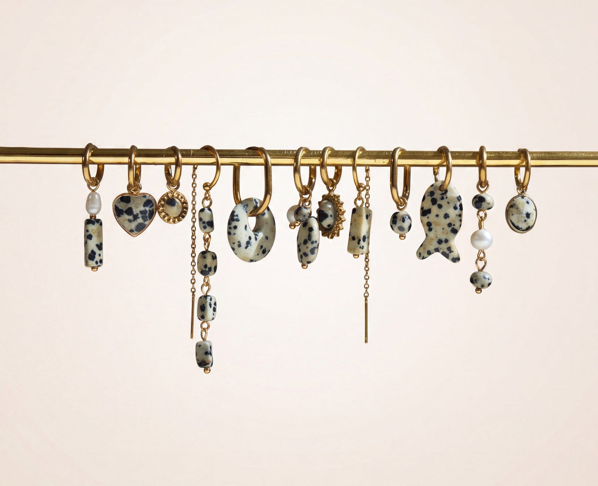 Dalmatiër jaspis sieraden