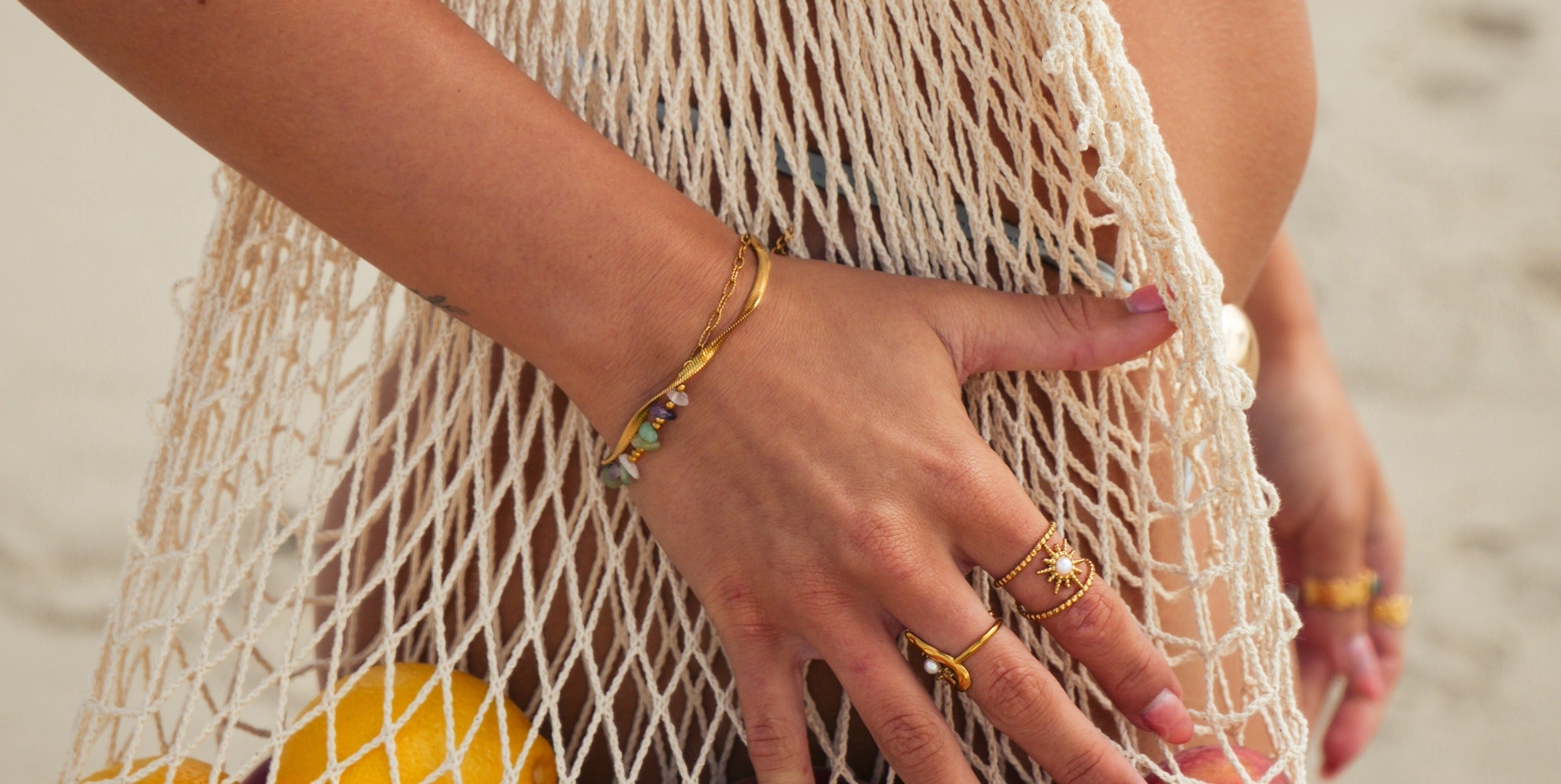 Ontdek de armbanden van Notbranded, stainless steel goudkleurig en zilverkleurig