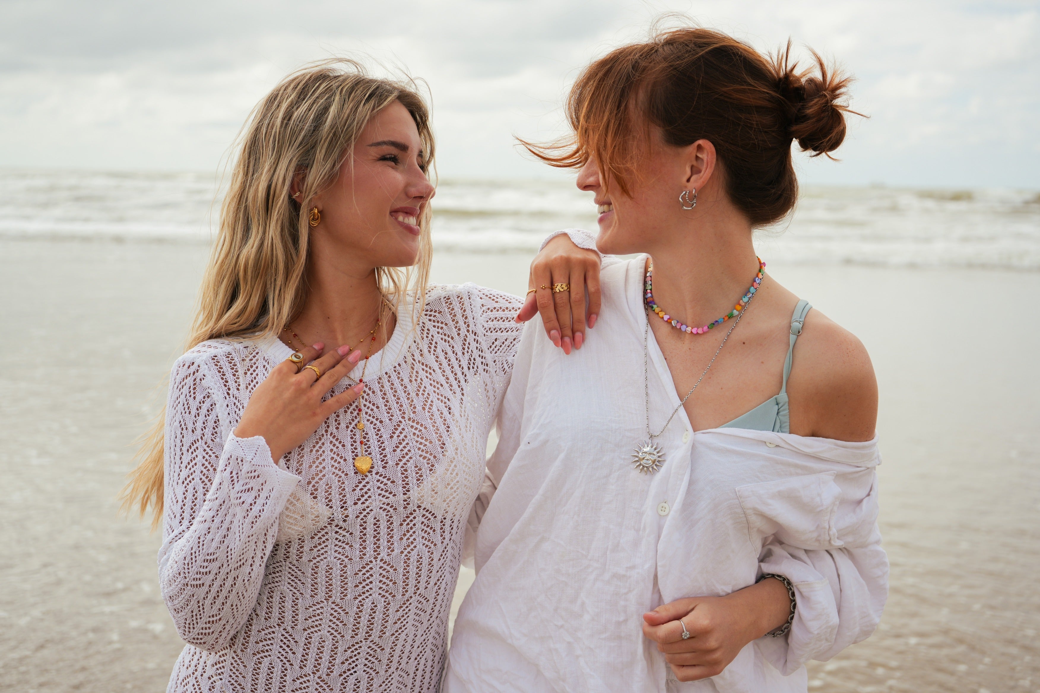 Dubbele ketting goudkleur