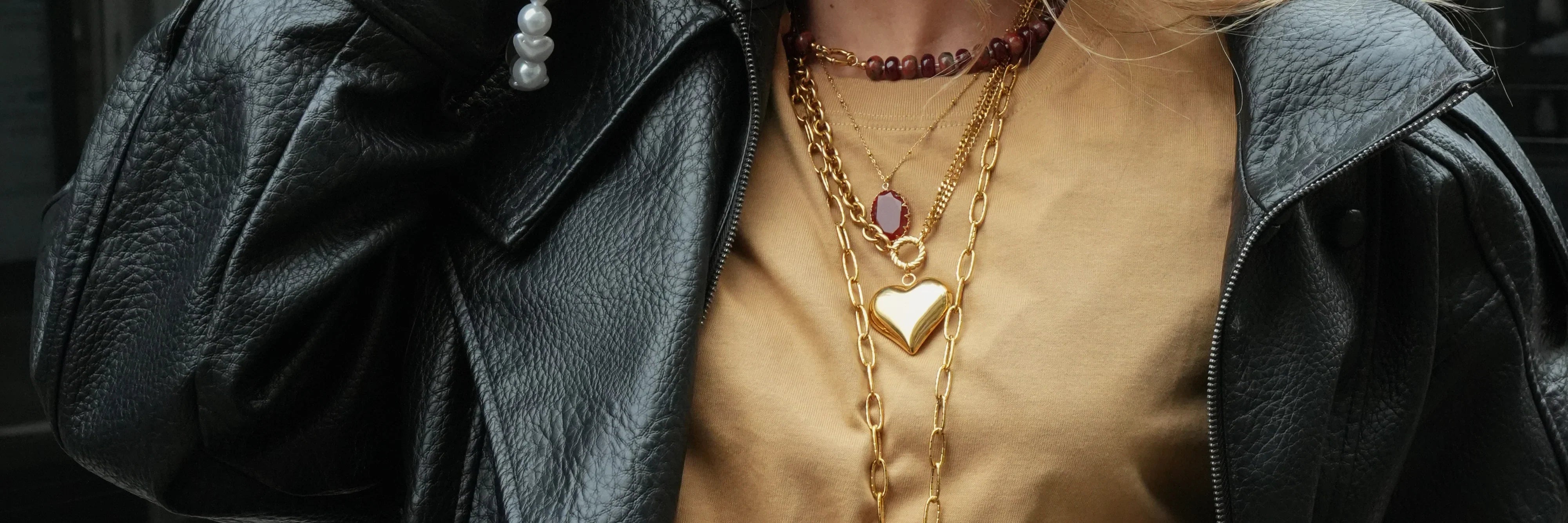 Bedelketting goudkleurig
